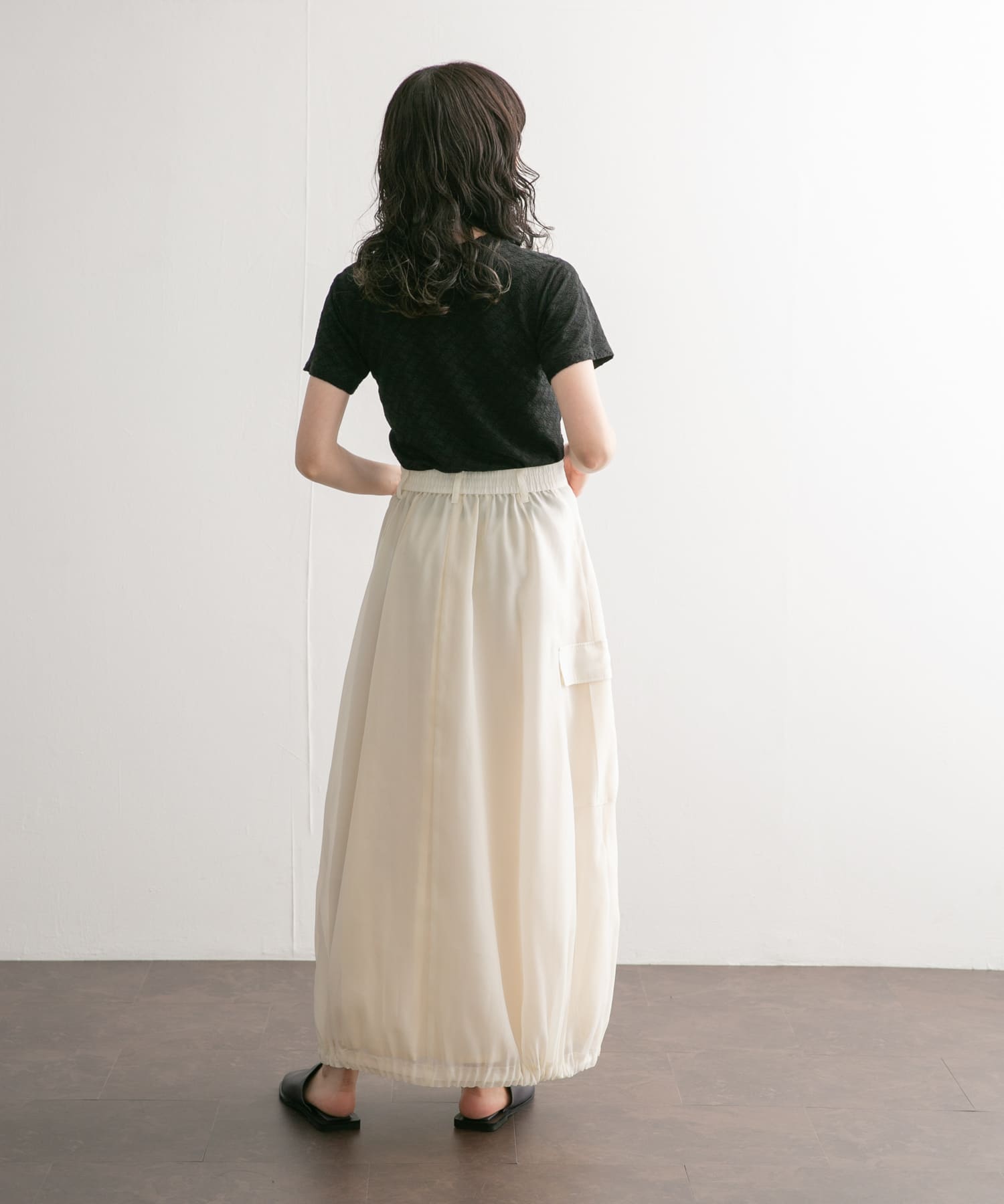 身長：160cm サイズ：one