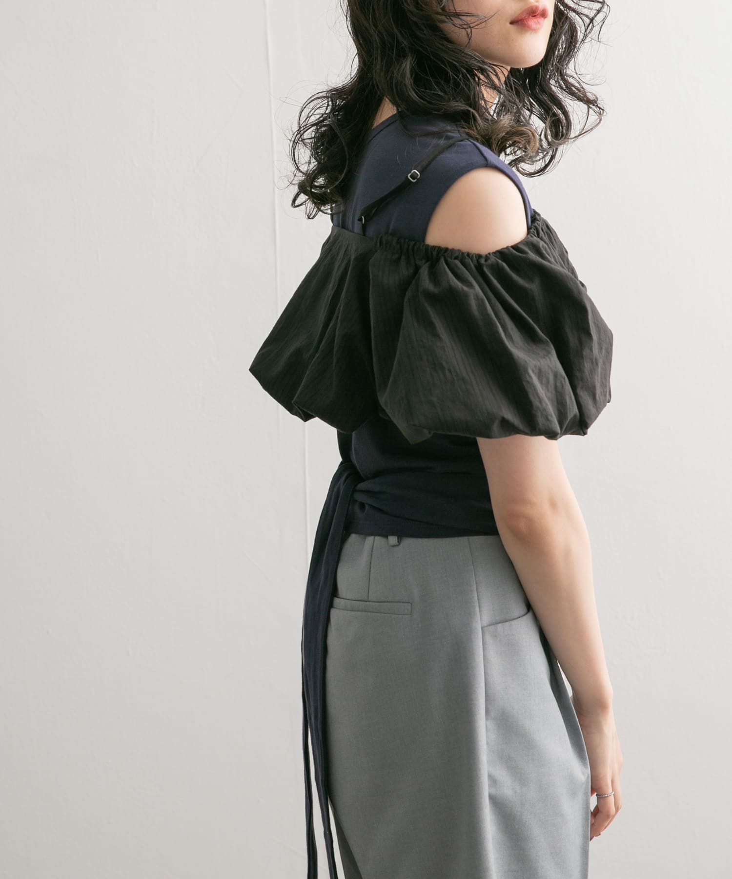 身長：160cm サイズ：one