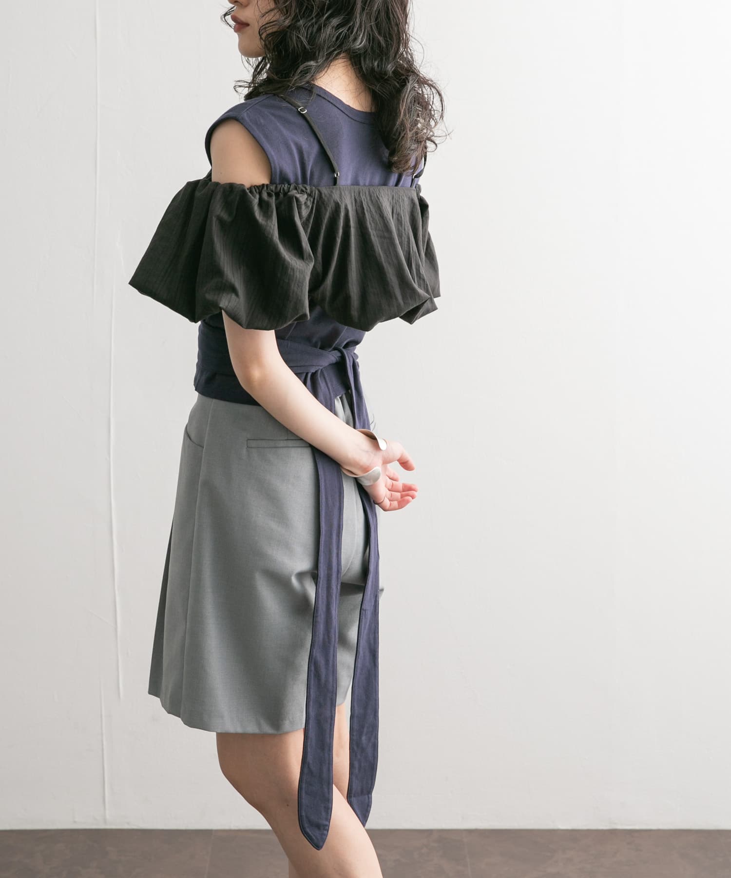 身長：160cm サイズ：one