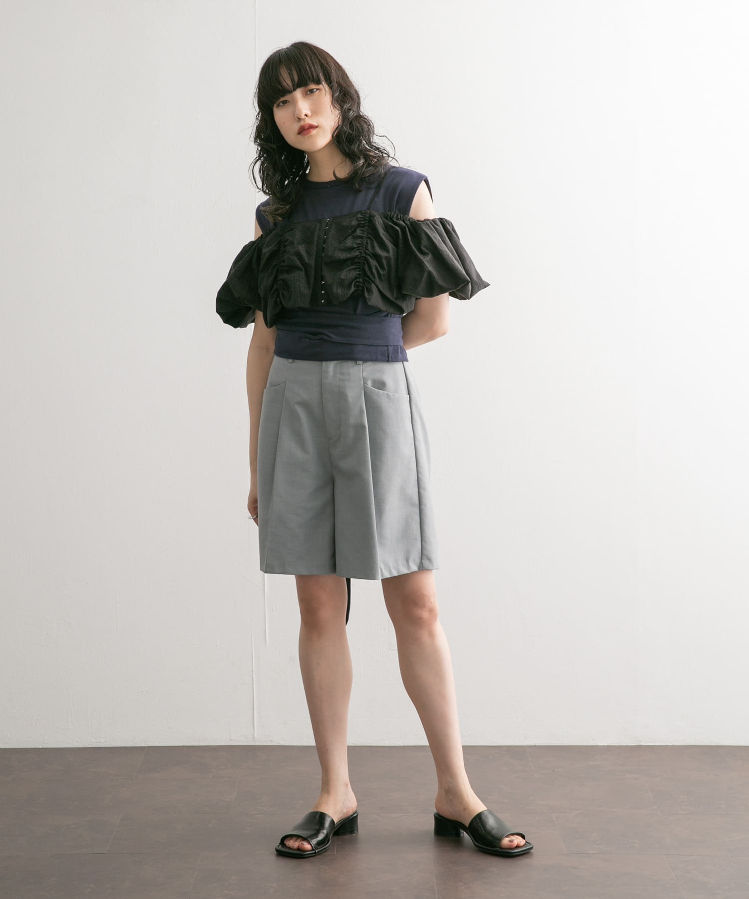 身長：160cm サイズ：one