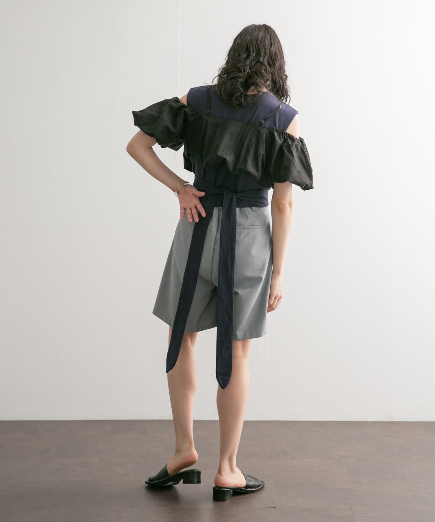 身長：160cm サイズ：one