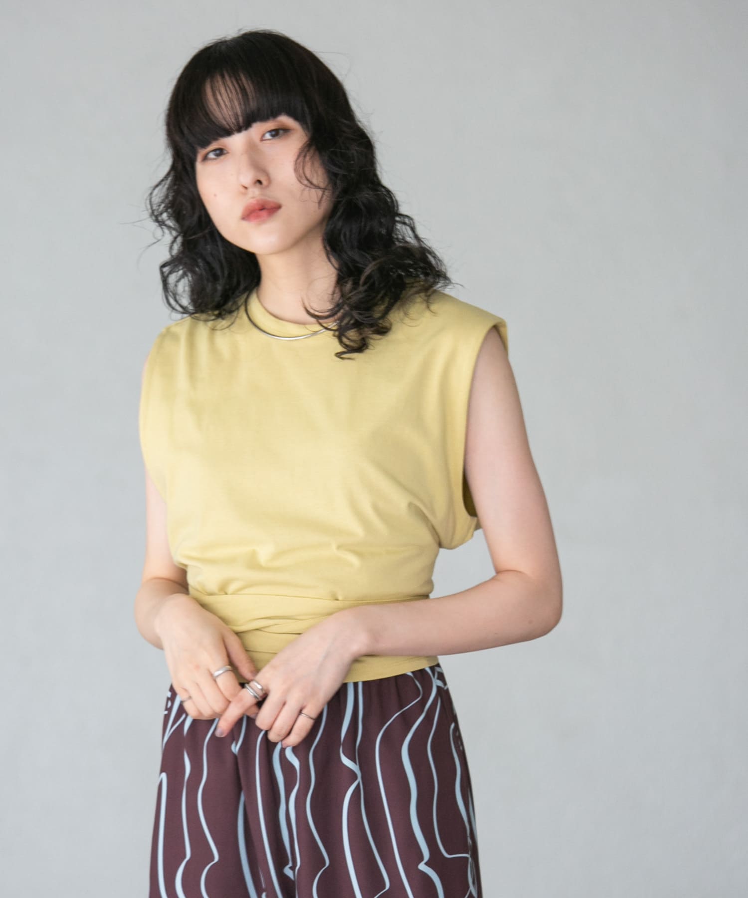 身長：160cm サイズ：one