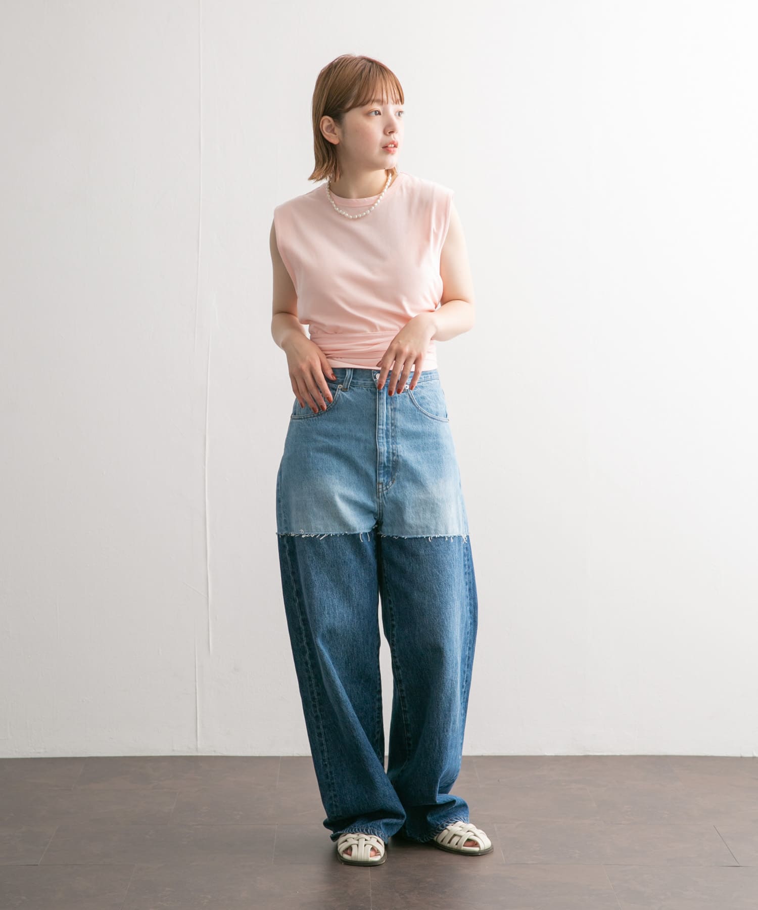 身長：160cm サイズ：one