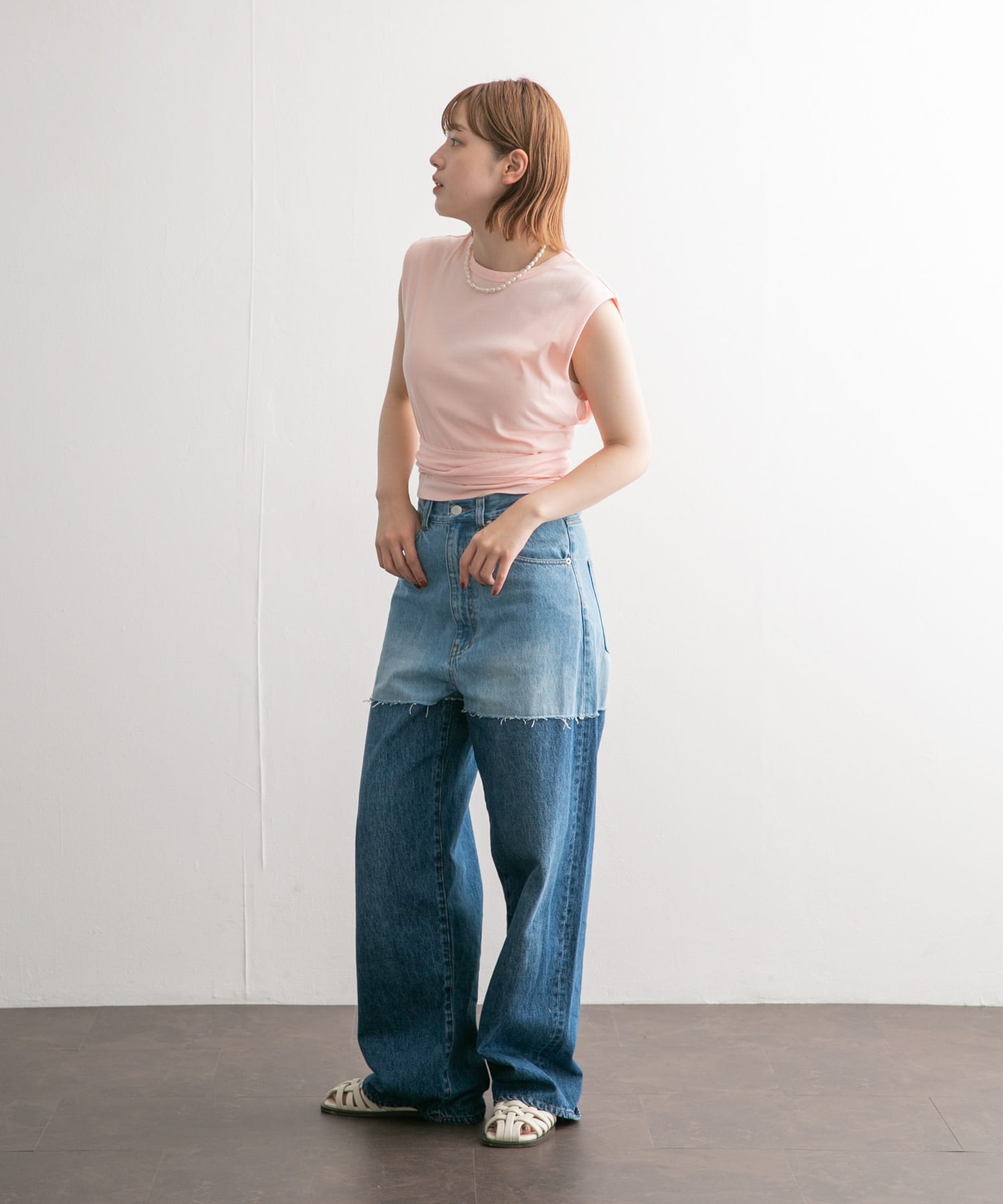 身長：160cm サイズ：one