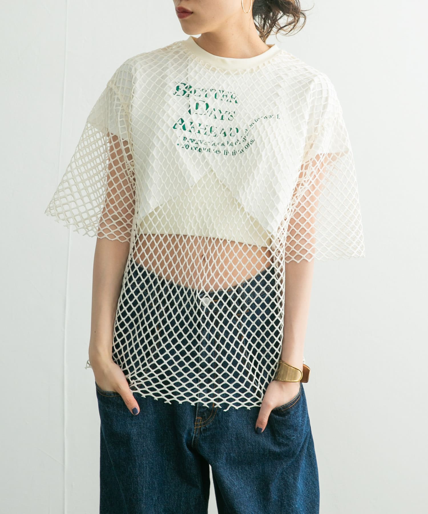 身長：160cm サイズ：one