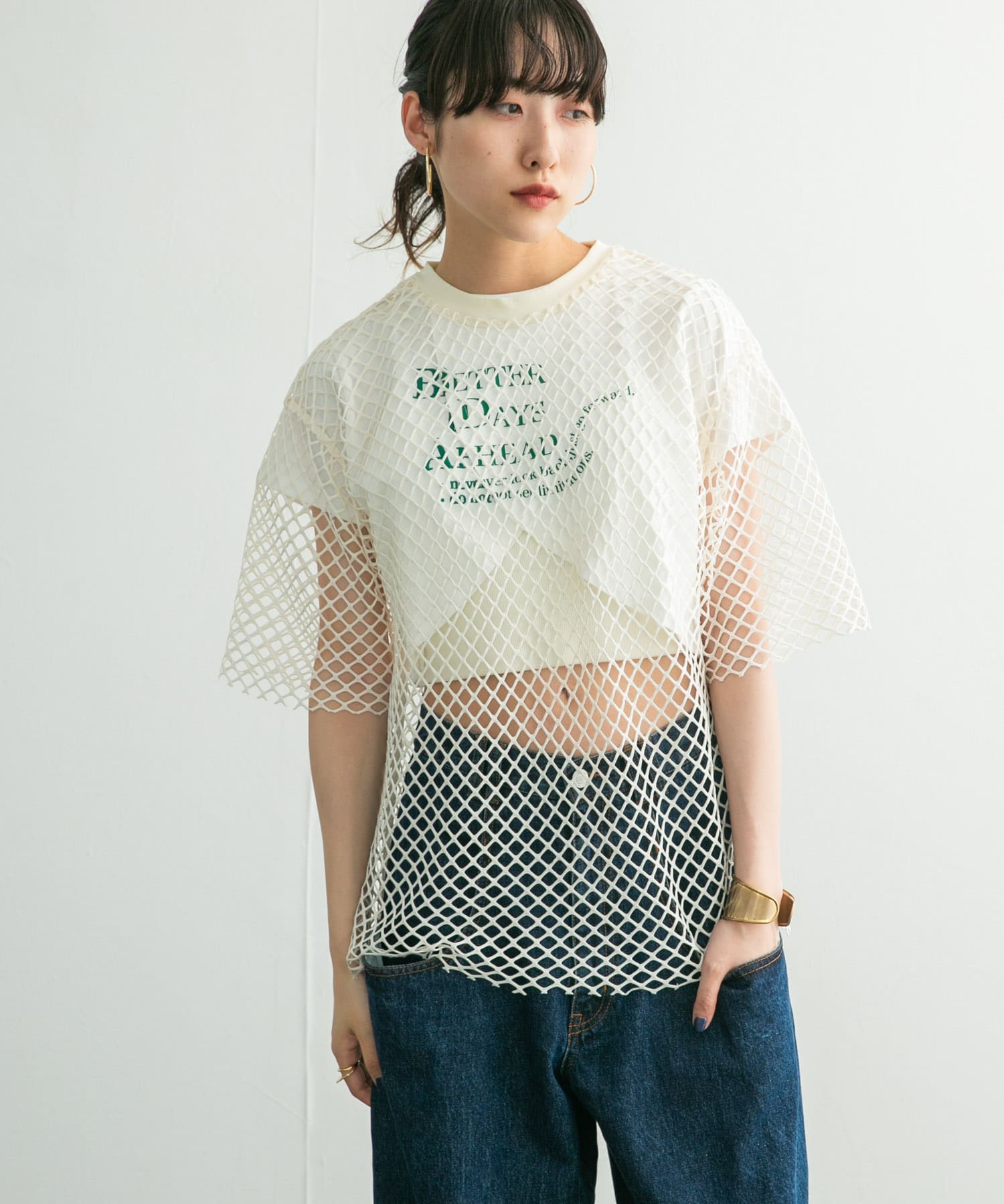 身長：160cm サイズ：one