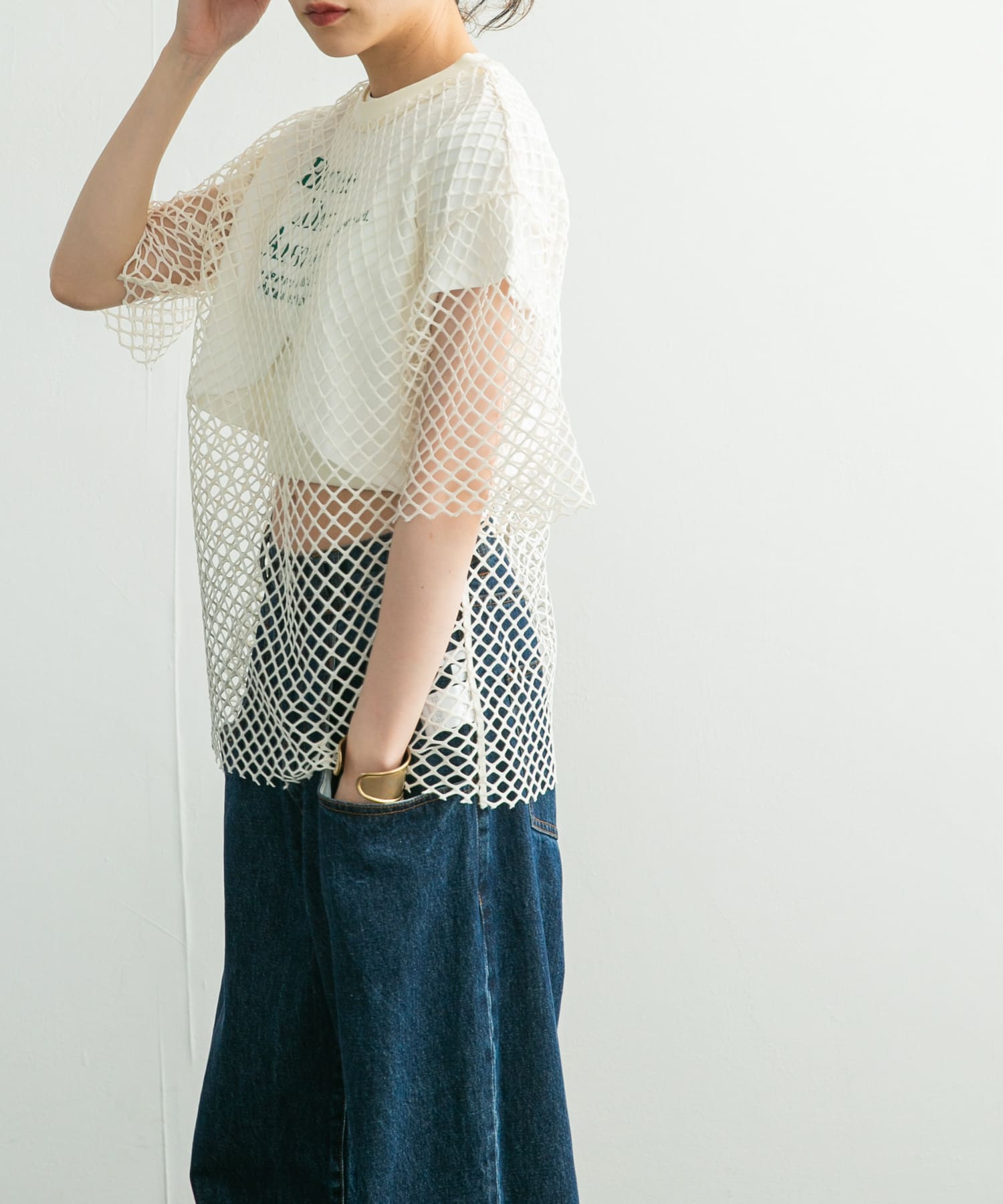 身長：160cm サイズ：one