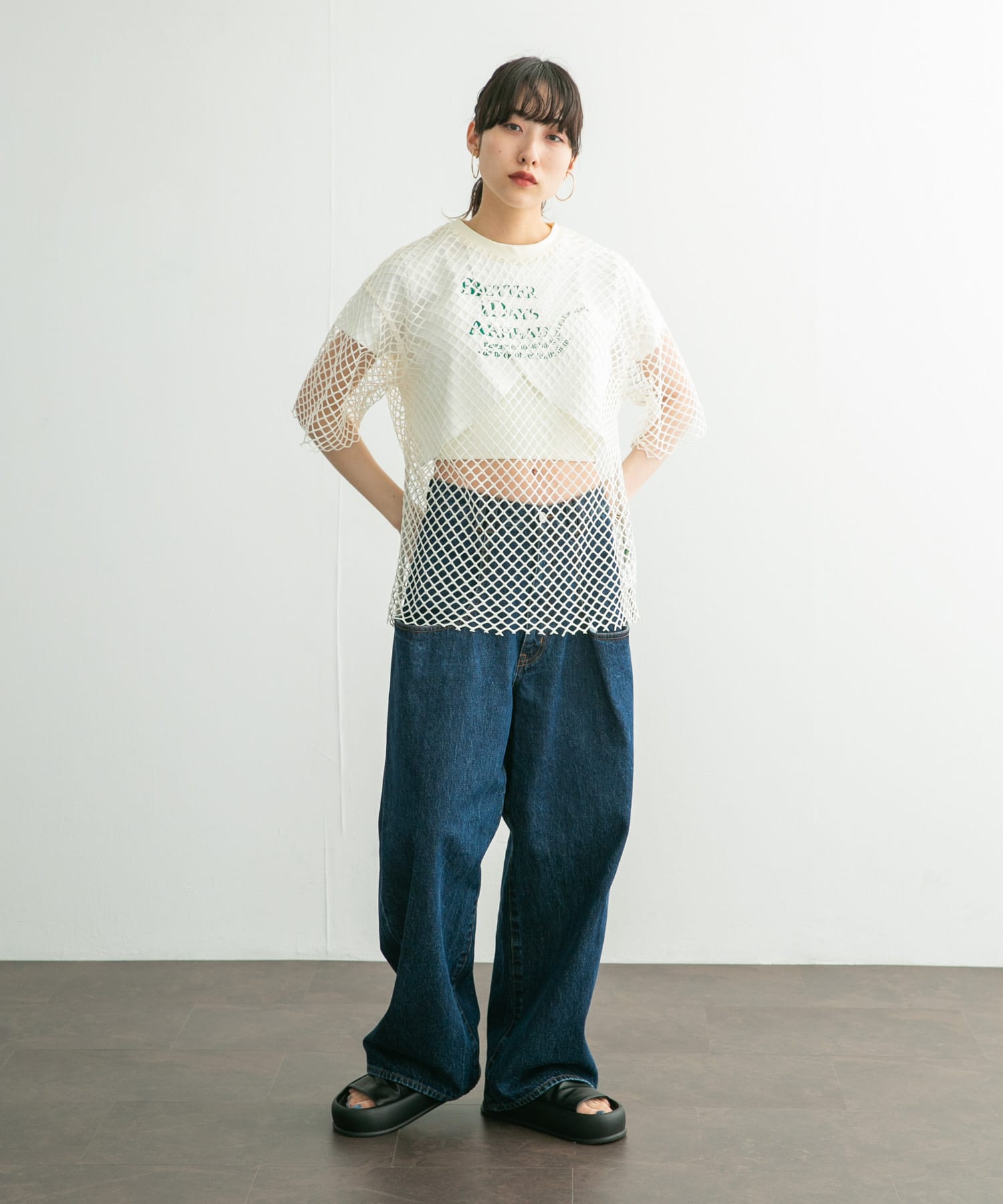 身長：160cm サイズ：one