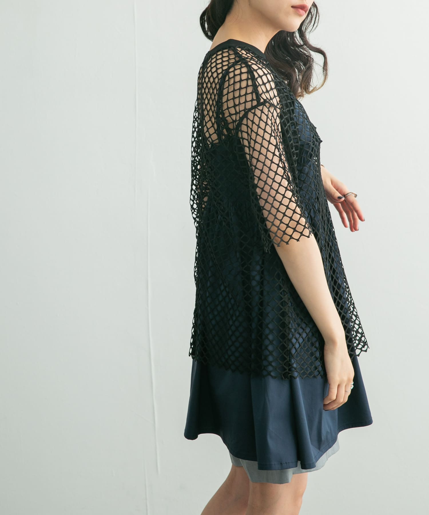 身長：160cm サイズ：one