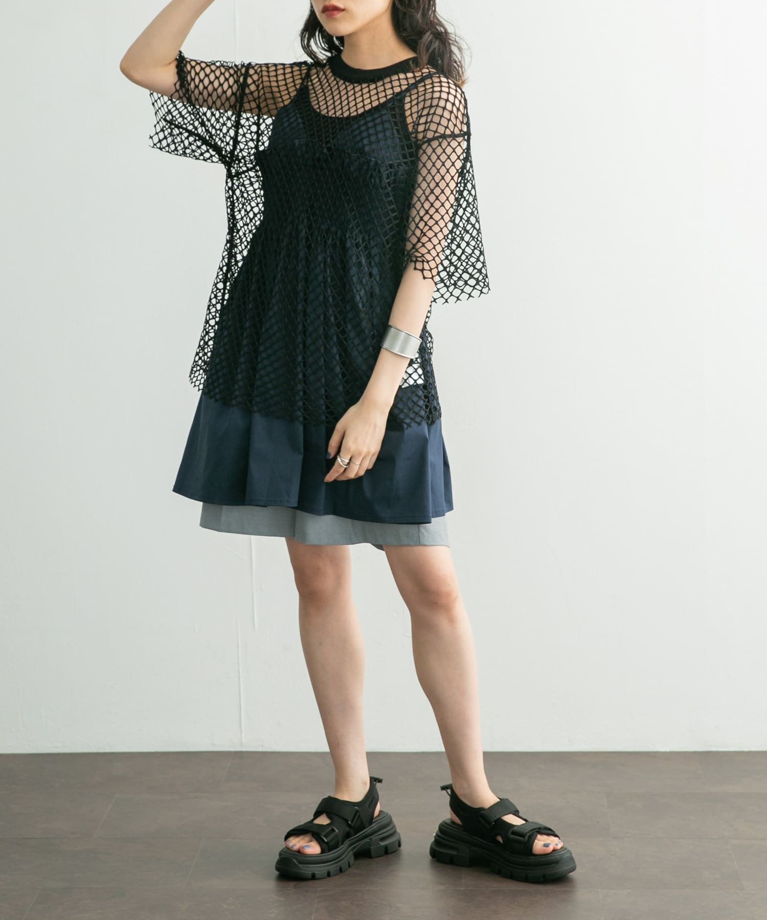 身長：160cm サイズ：one