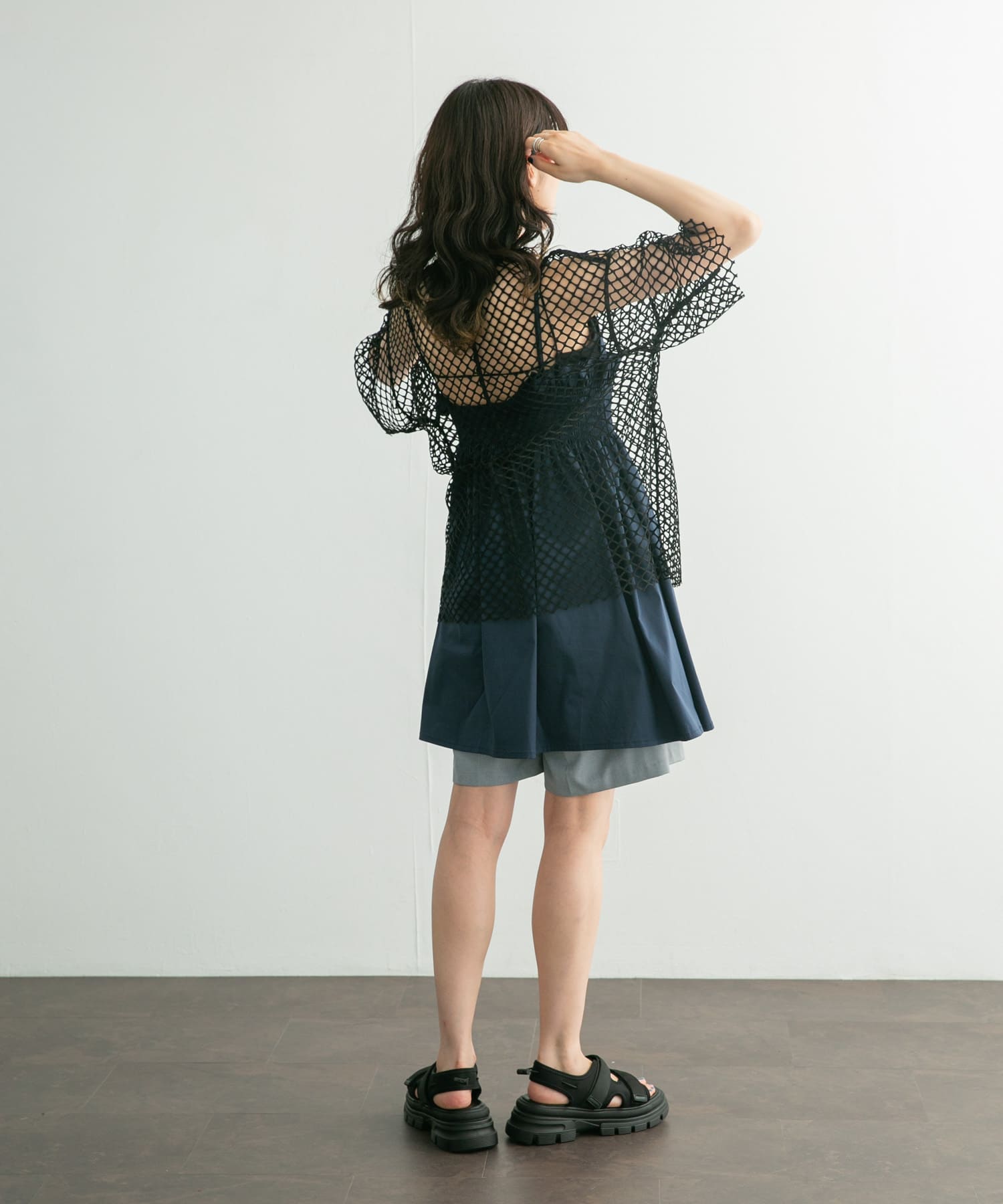 身長：160cm サイズ：one
