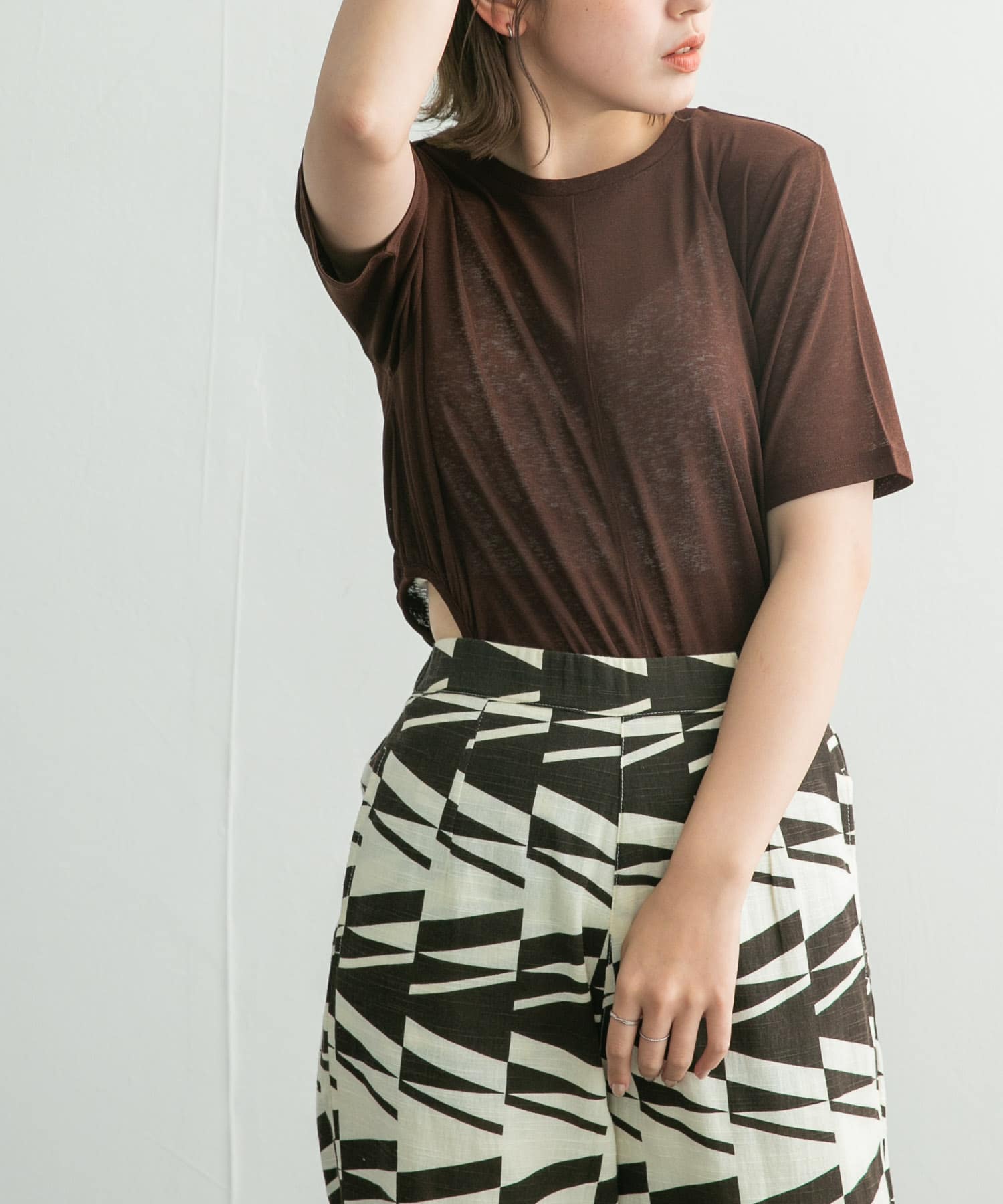 身長：160cm サイズ：one