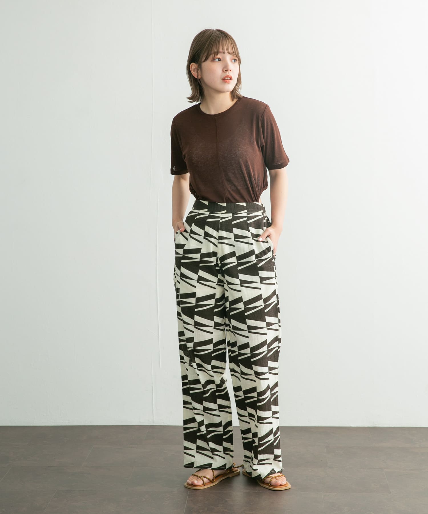 身長：160cm サイズ：one