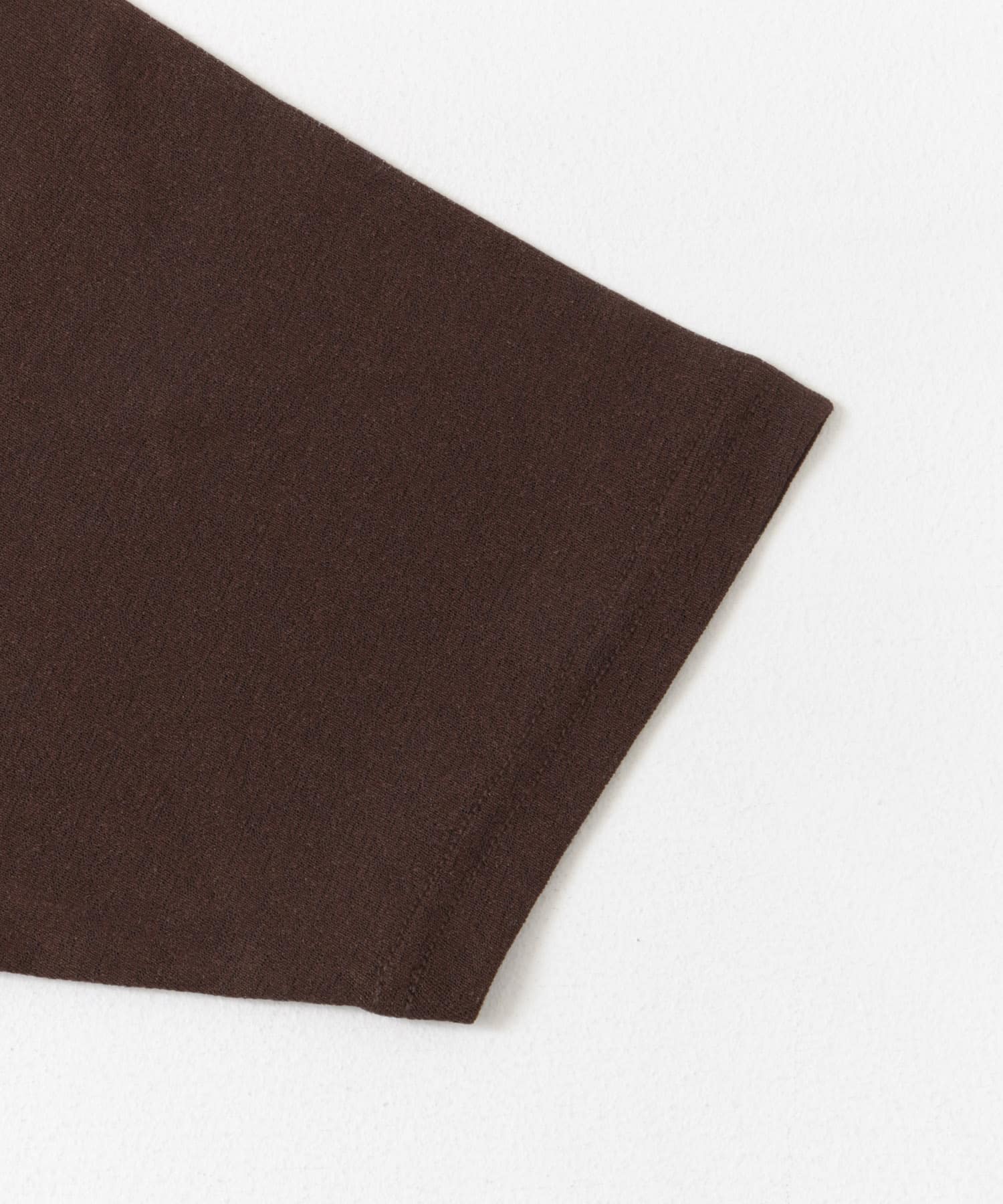 サイドオープンカットソー BROWN one