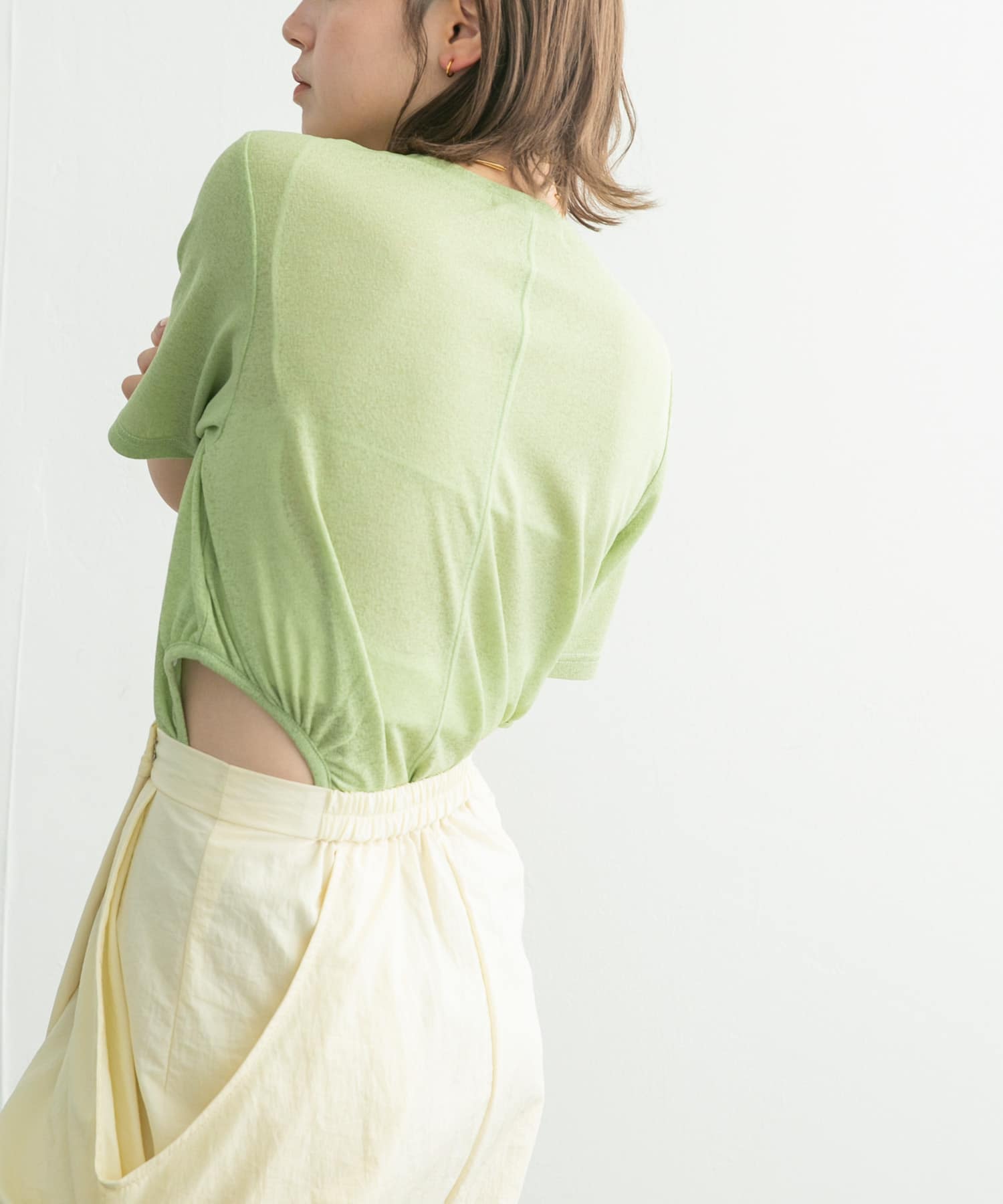 身長：160cm サイズ：one