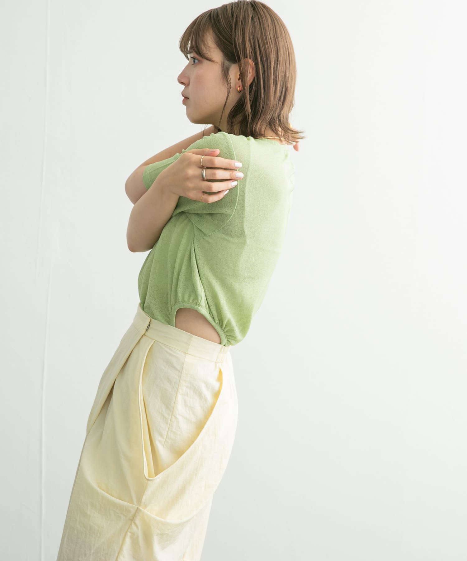 身長：160cm サイズ：one