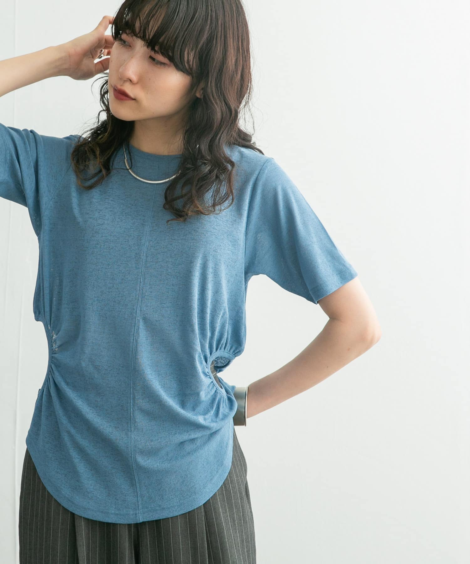 身長：160cm サイズ：one