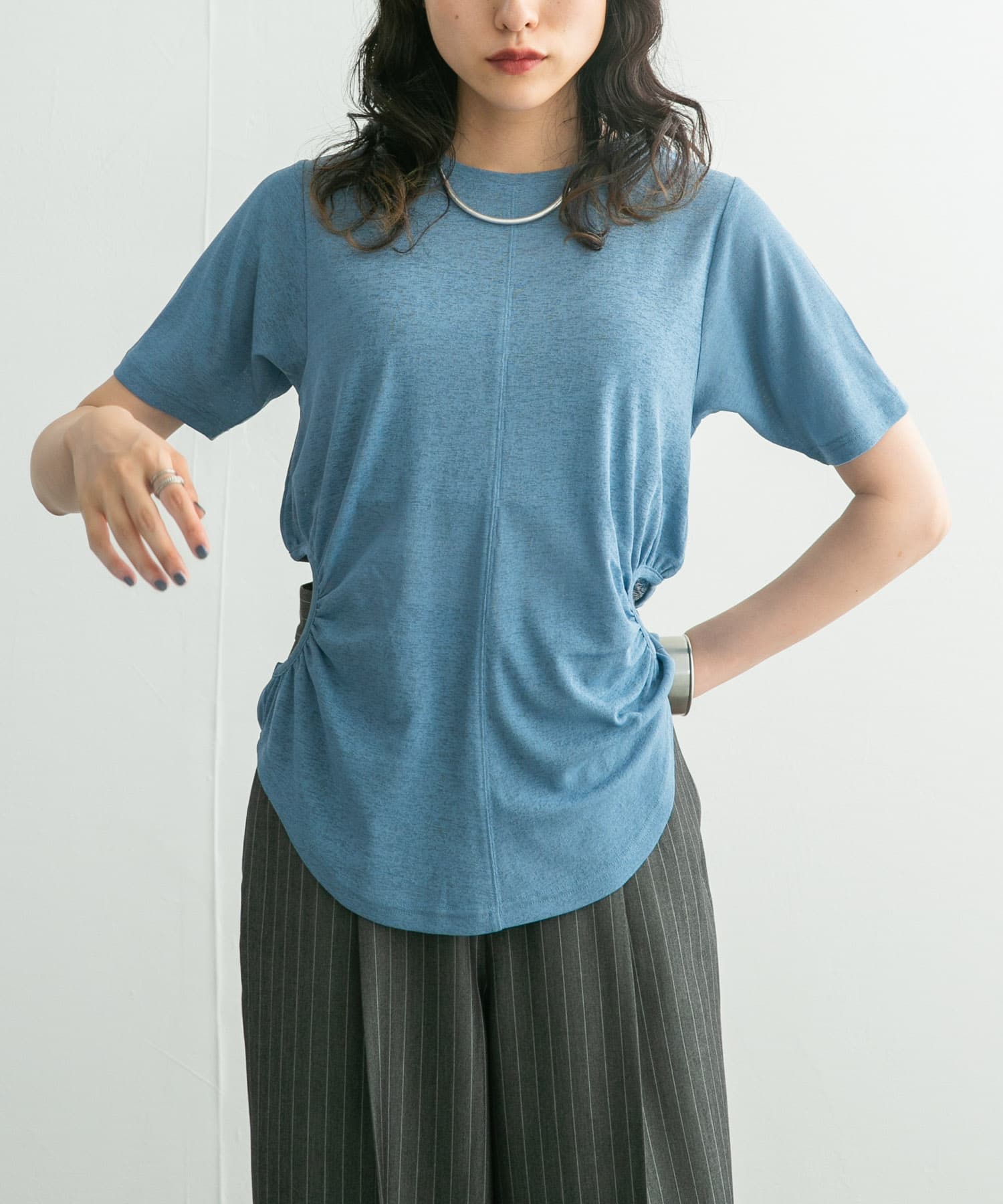 身長：160cm サイズ：one