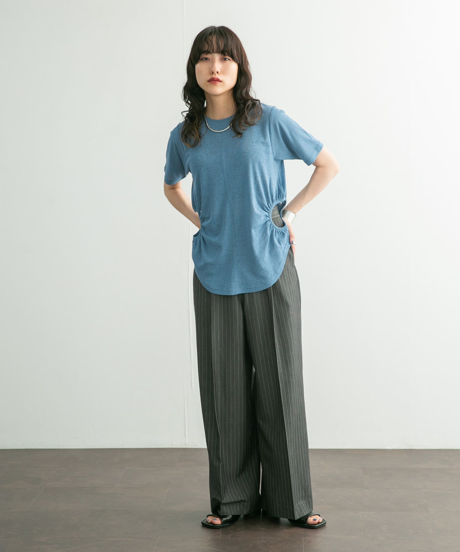 身長：160cm サイズ：one