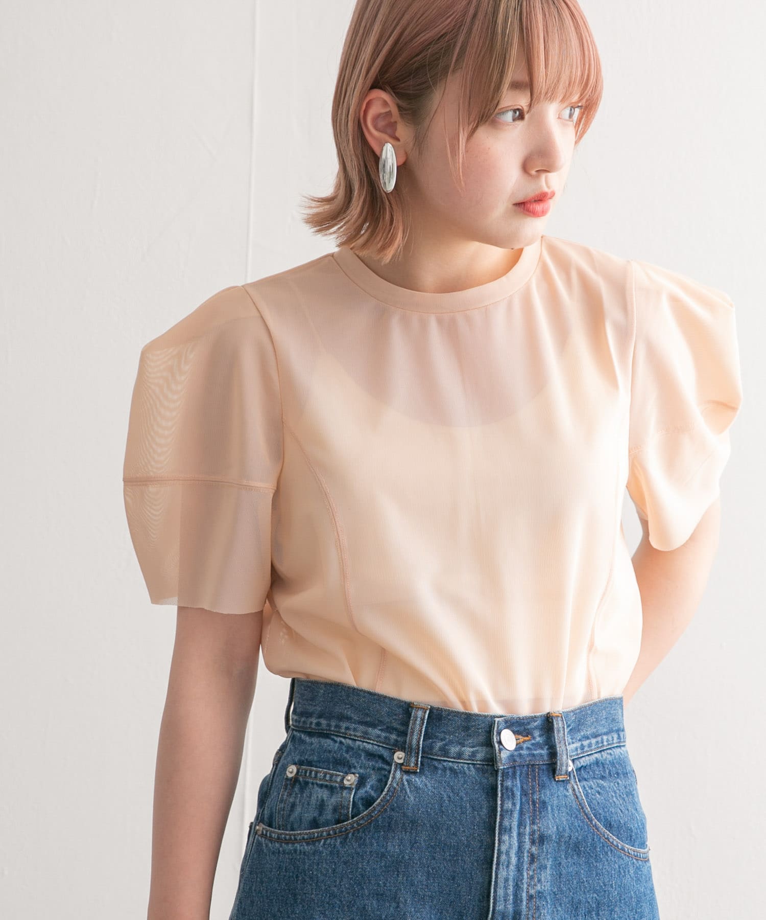 身長：160cm サイズ：one