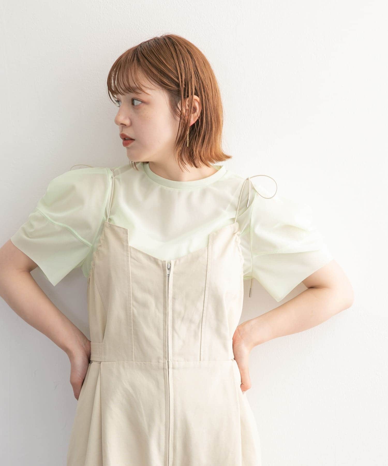 身長：160cm サイズ：one