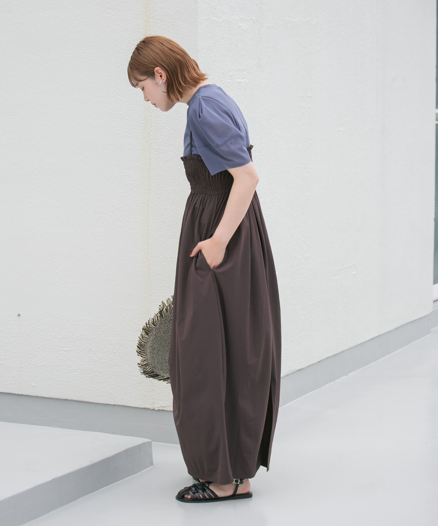 身長：160cm サイズ：one