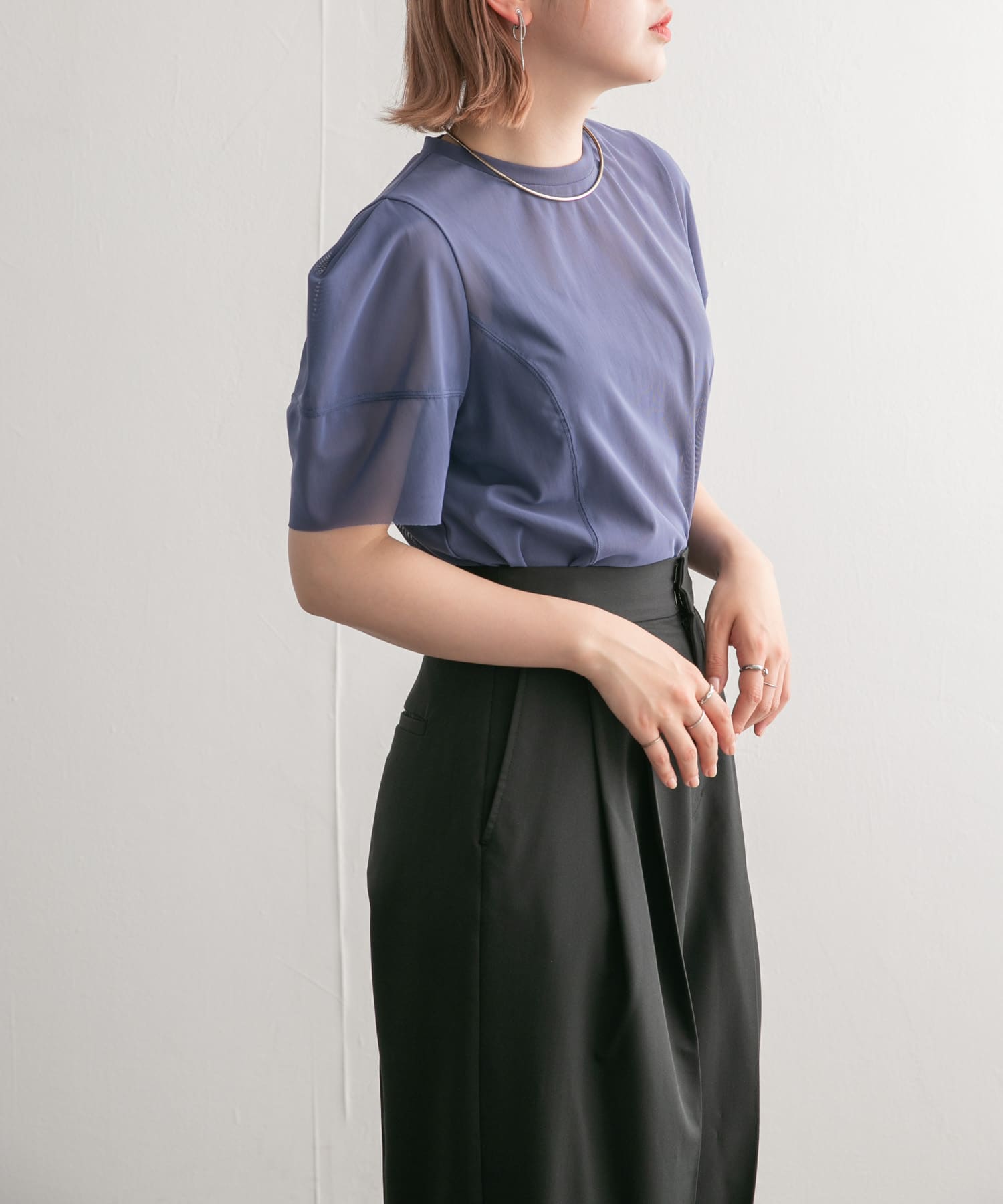 身長：160cm サイズ：one