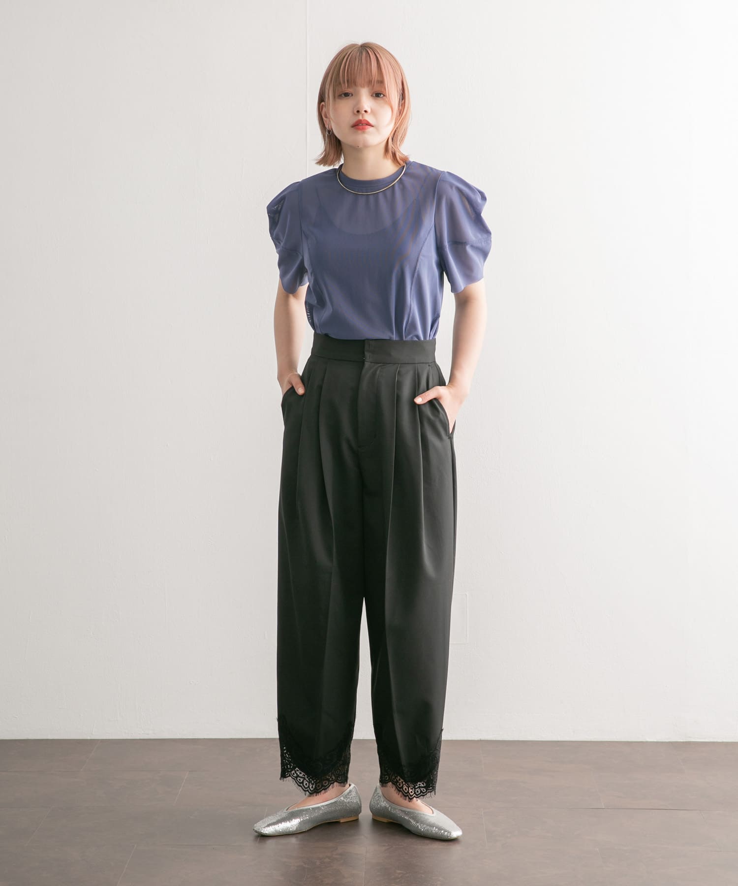 身長：160cm サイズ：one