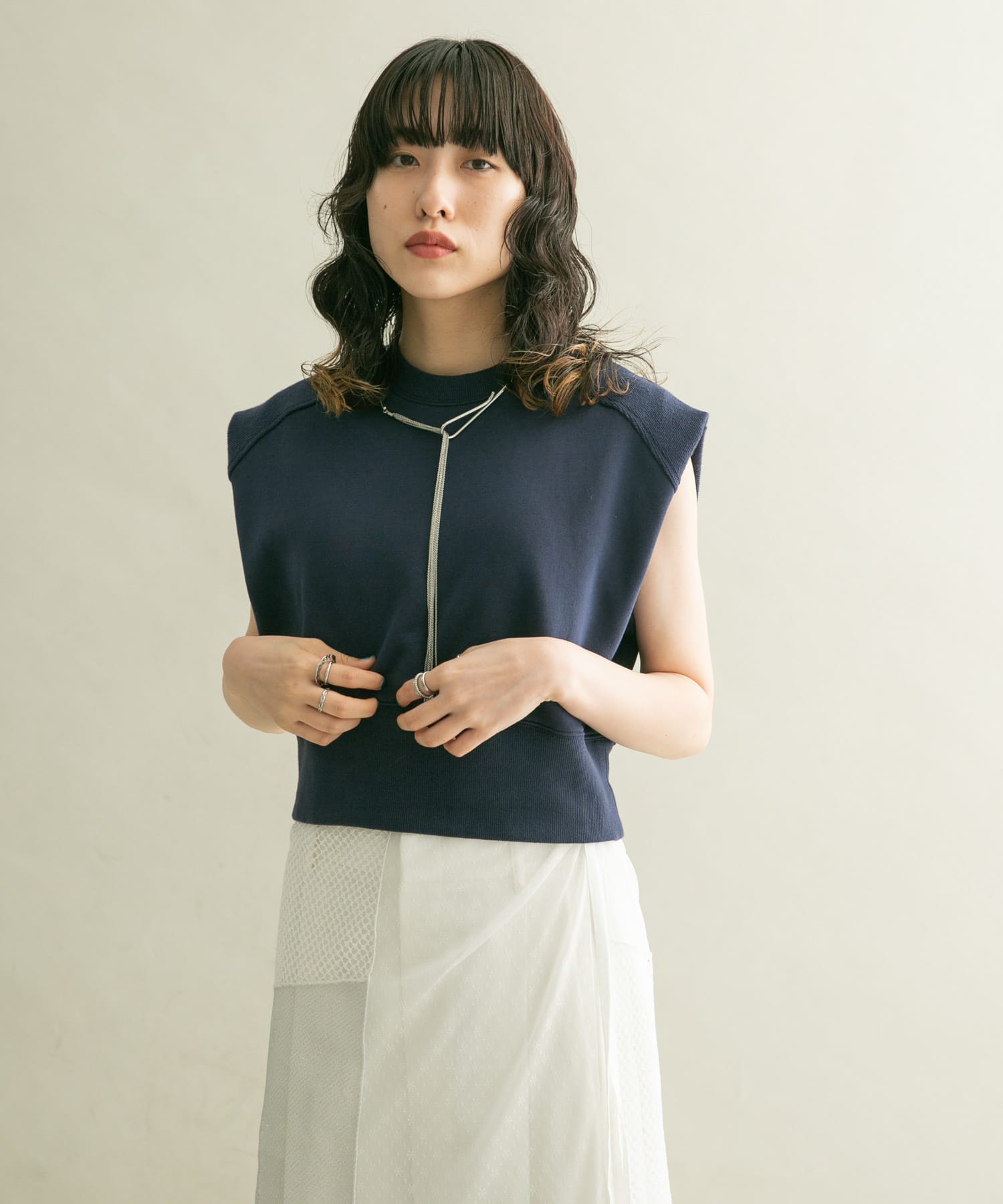 身長：160cm サイズ：one