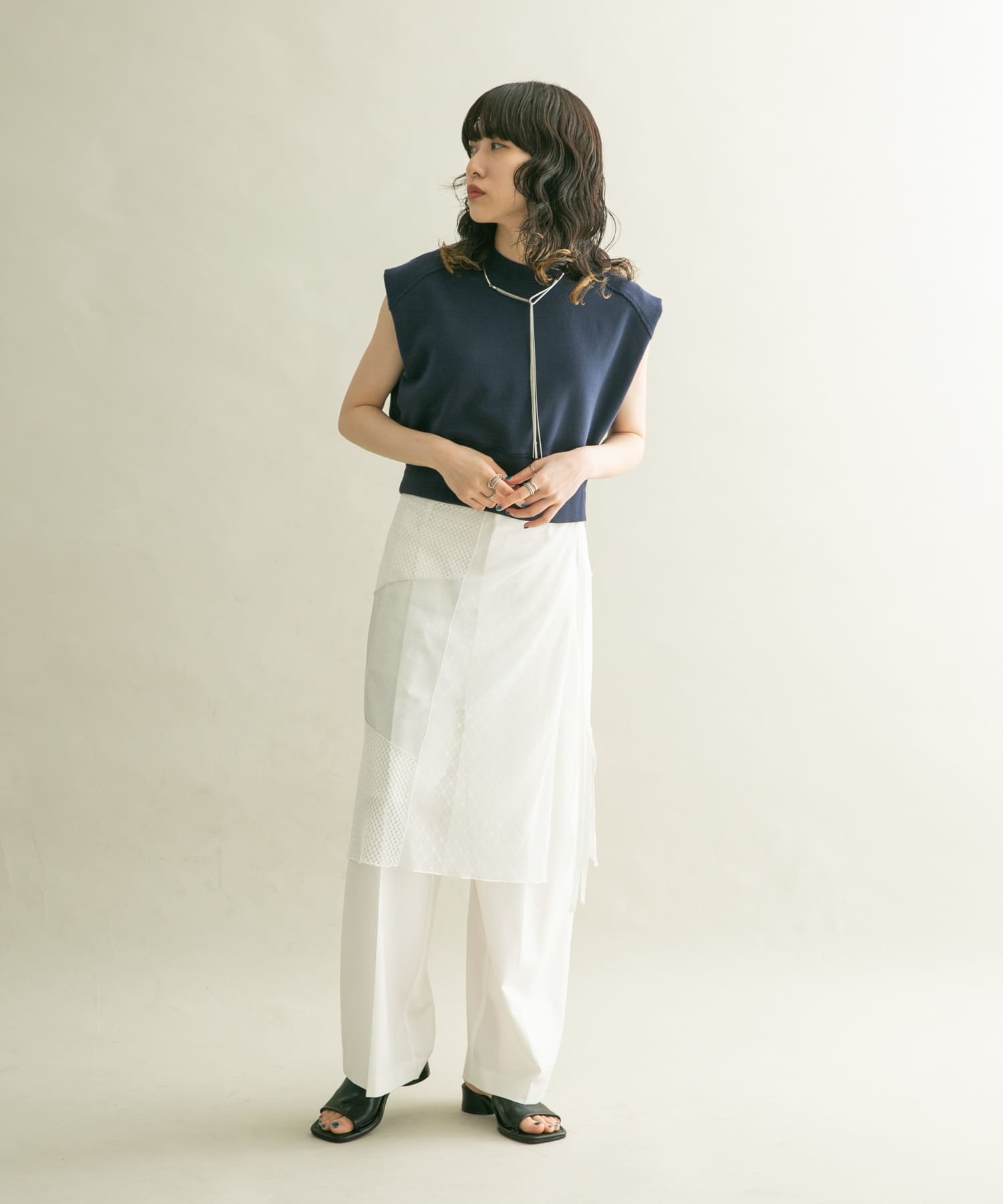 身長：160cm サイズ：one
