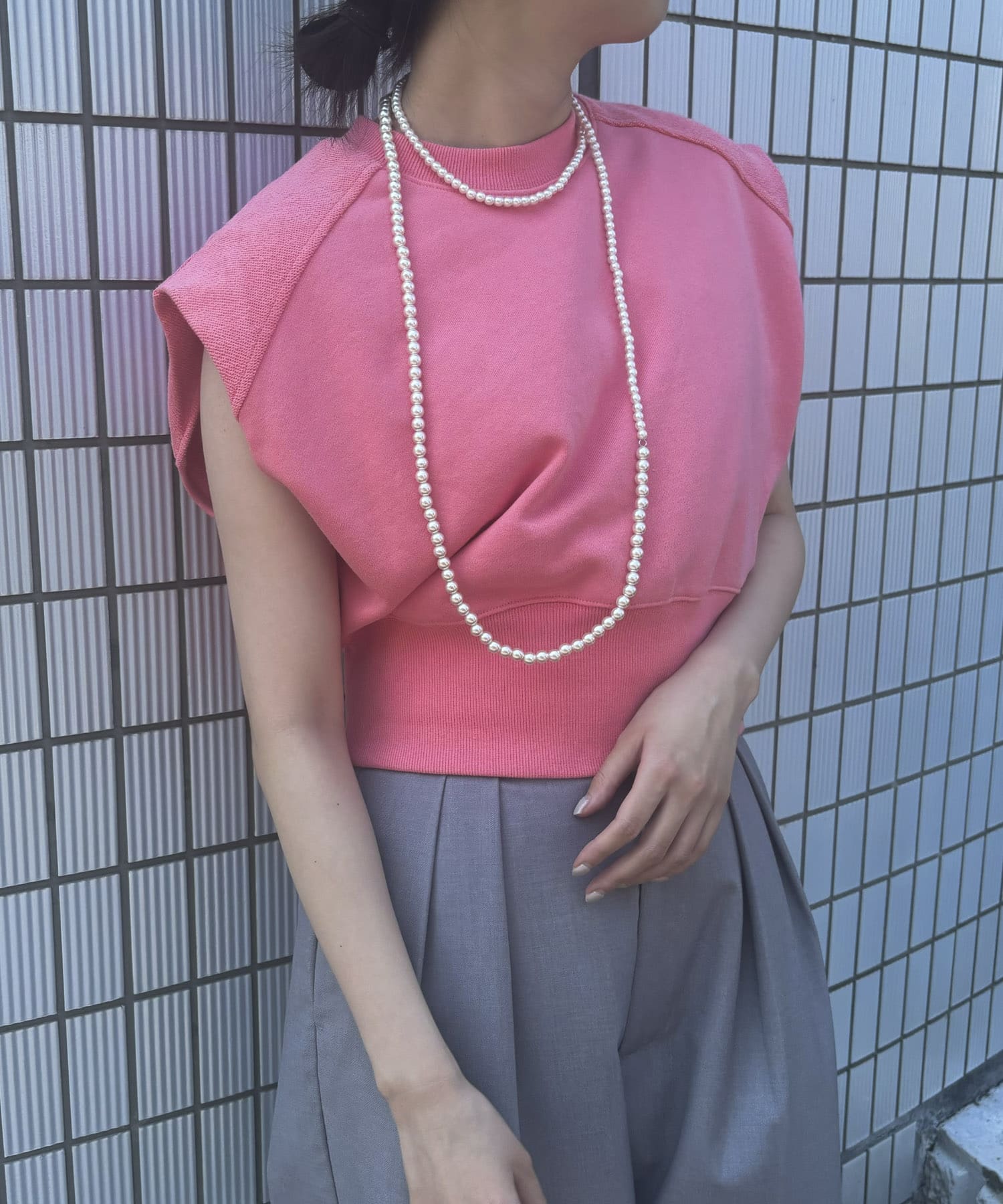 身長：162cm サイズ：one