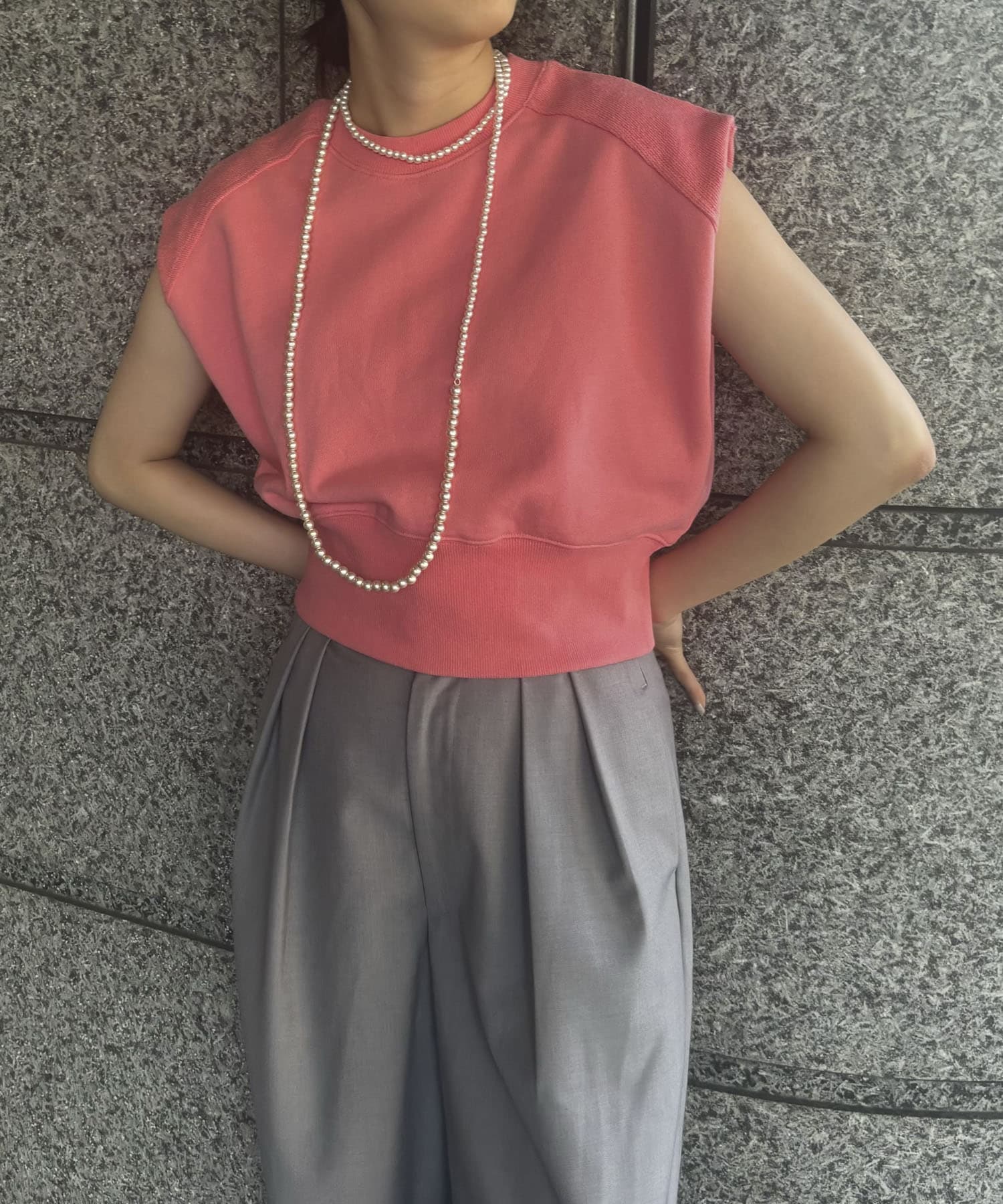 身長：162cm サイズ：one