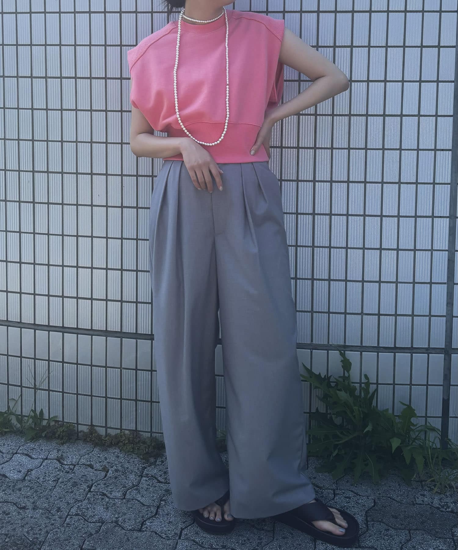 身長：162cm サイズ：one