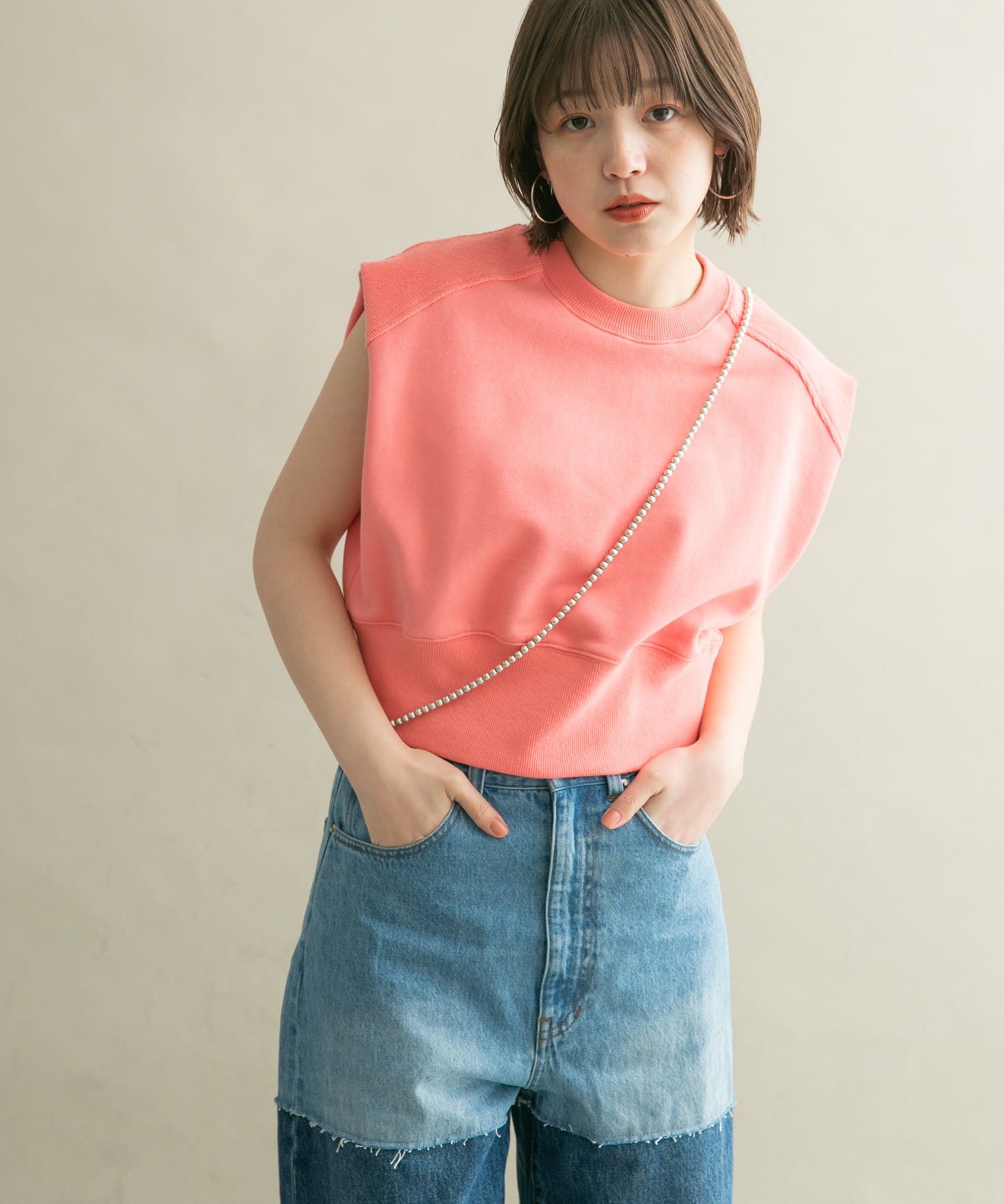 身長：160cm サイズ：one