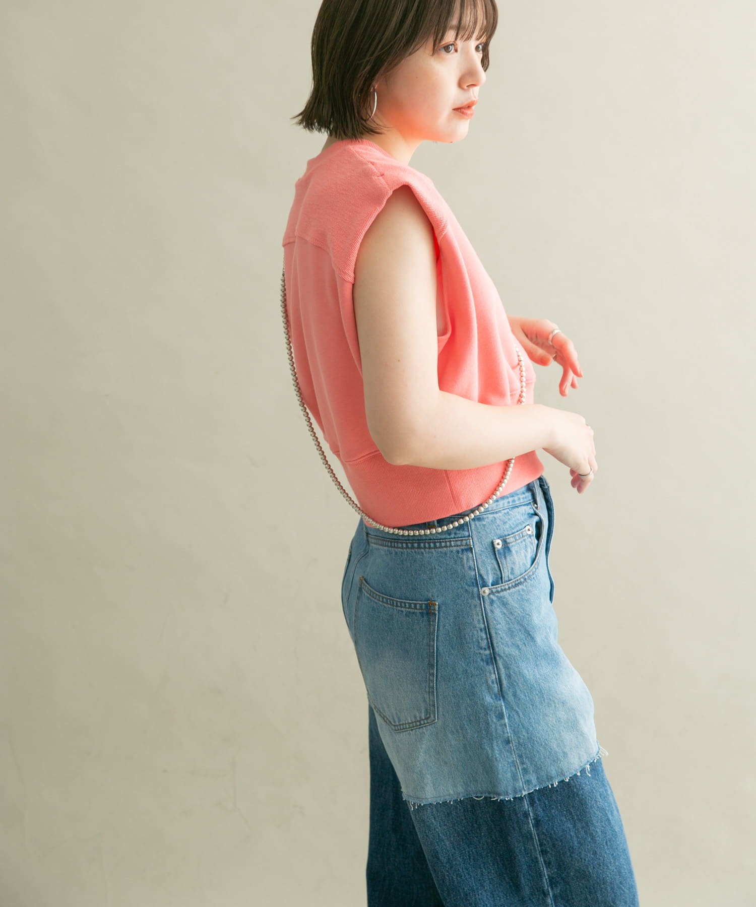 身長：160cm サイズ：one