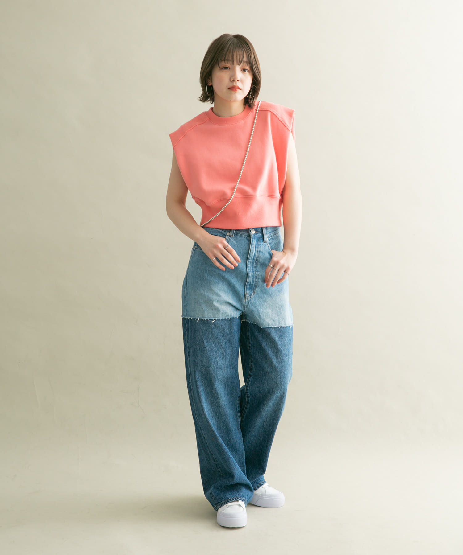身長：160cm サイズ：one