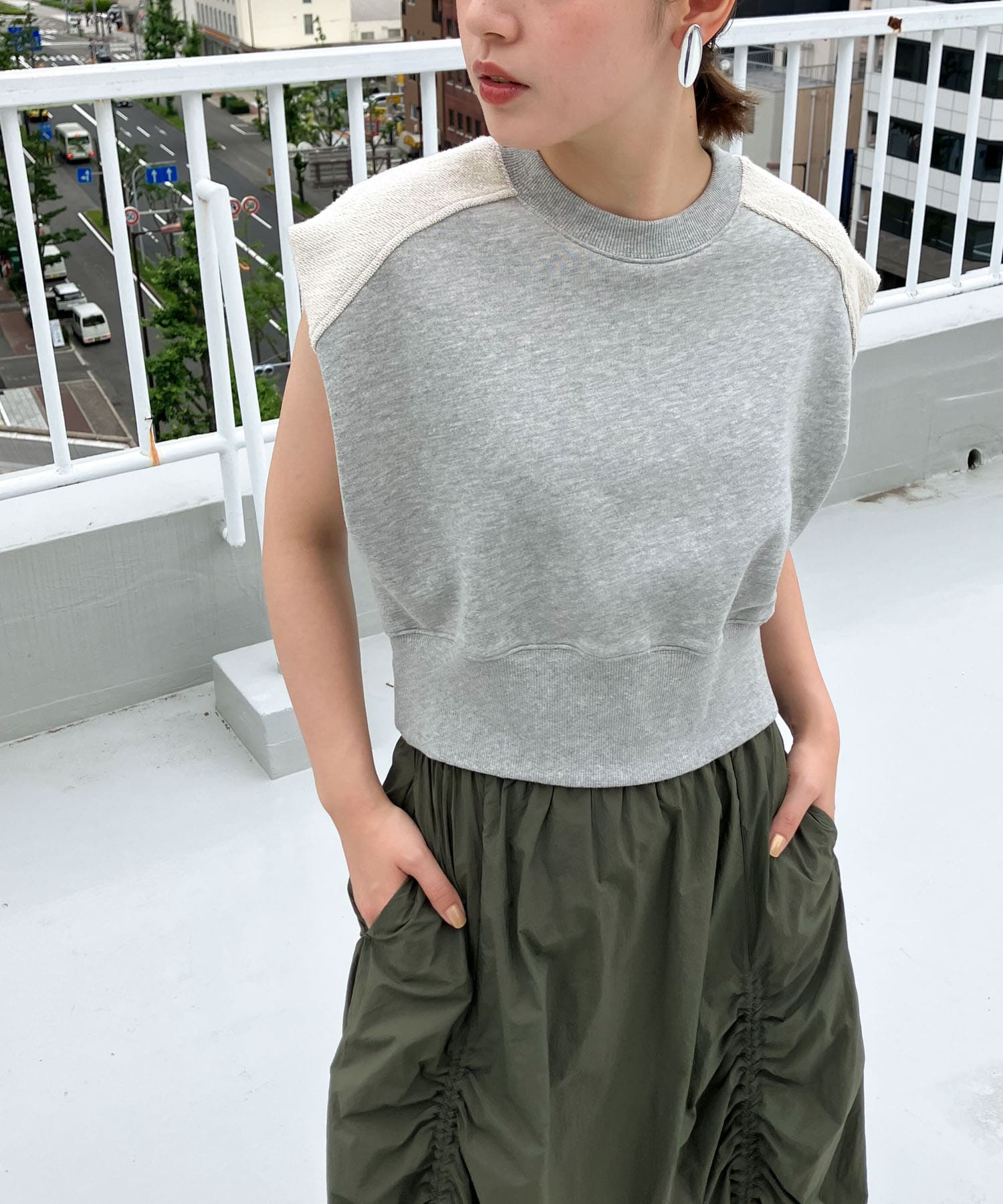 身長：160cm サイズ：one