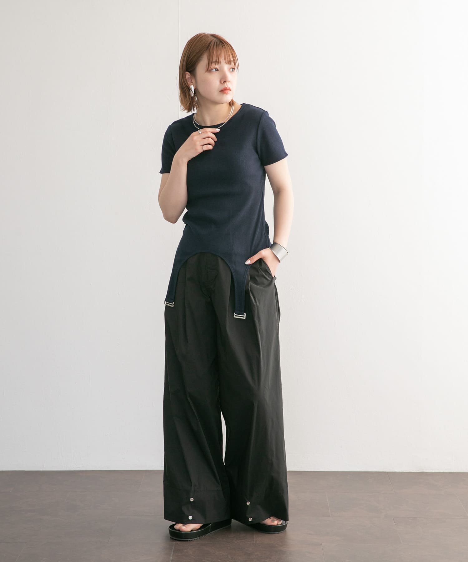 身長：160cm サイズ：one
