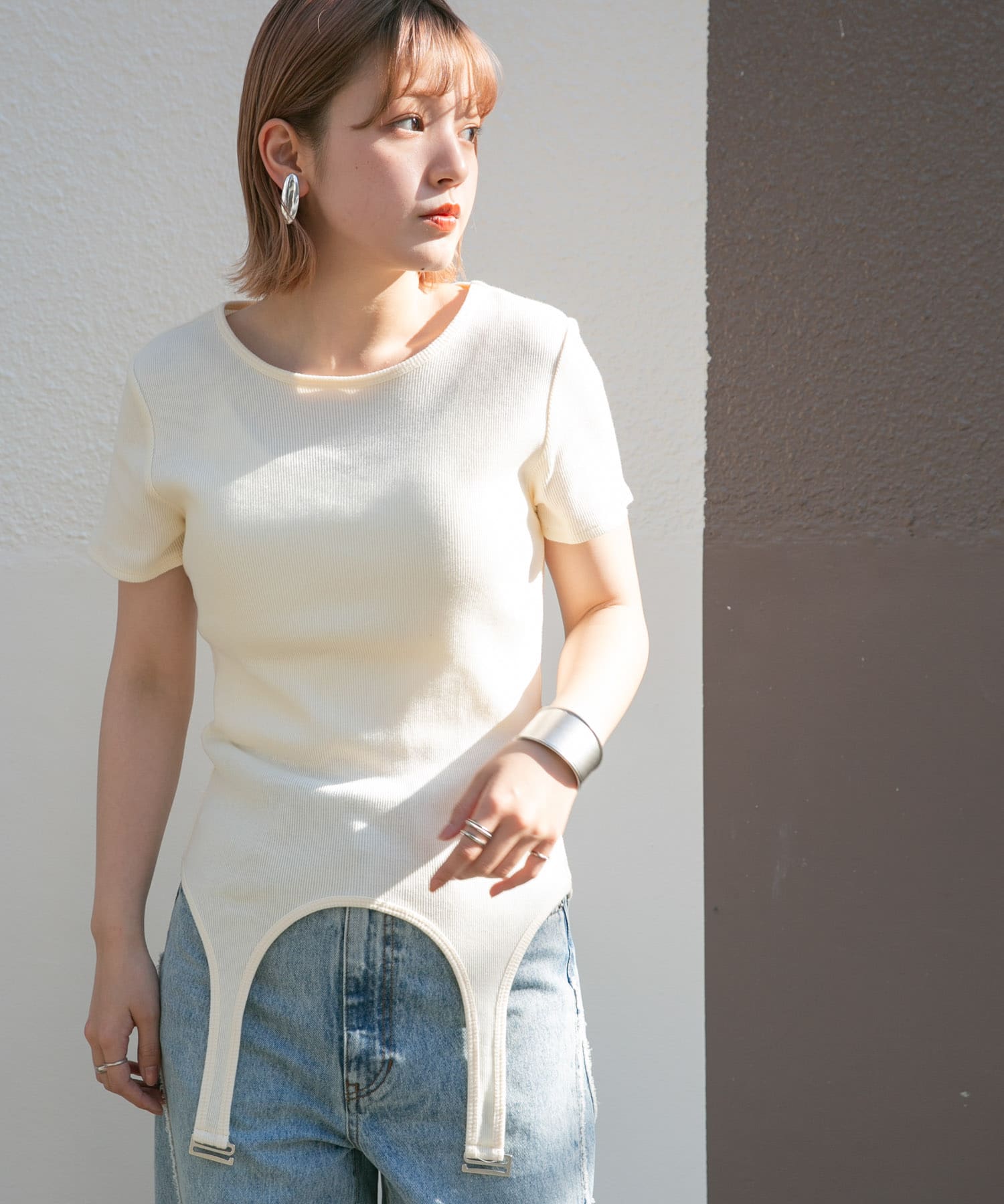 身長：160cm サイズ：one