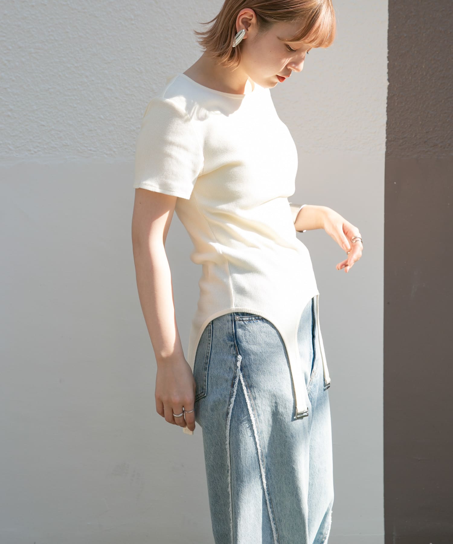 身長：160cm サイズ：one
