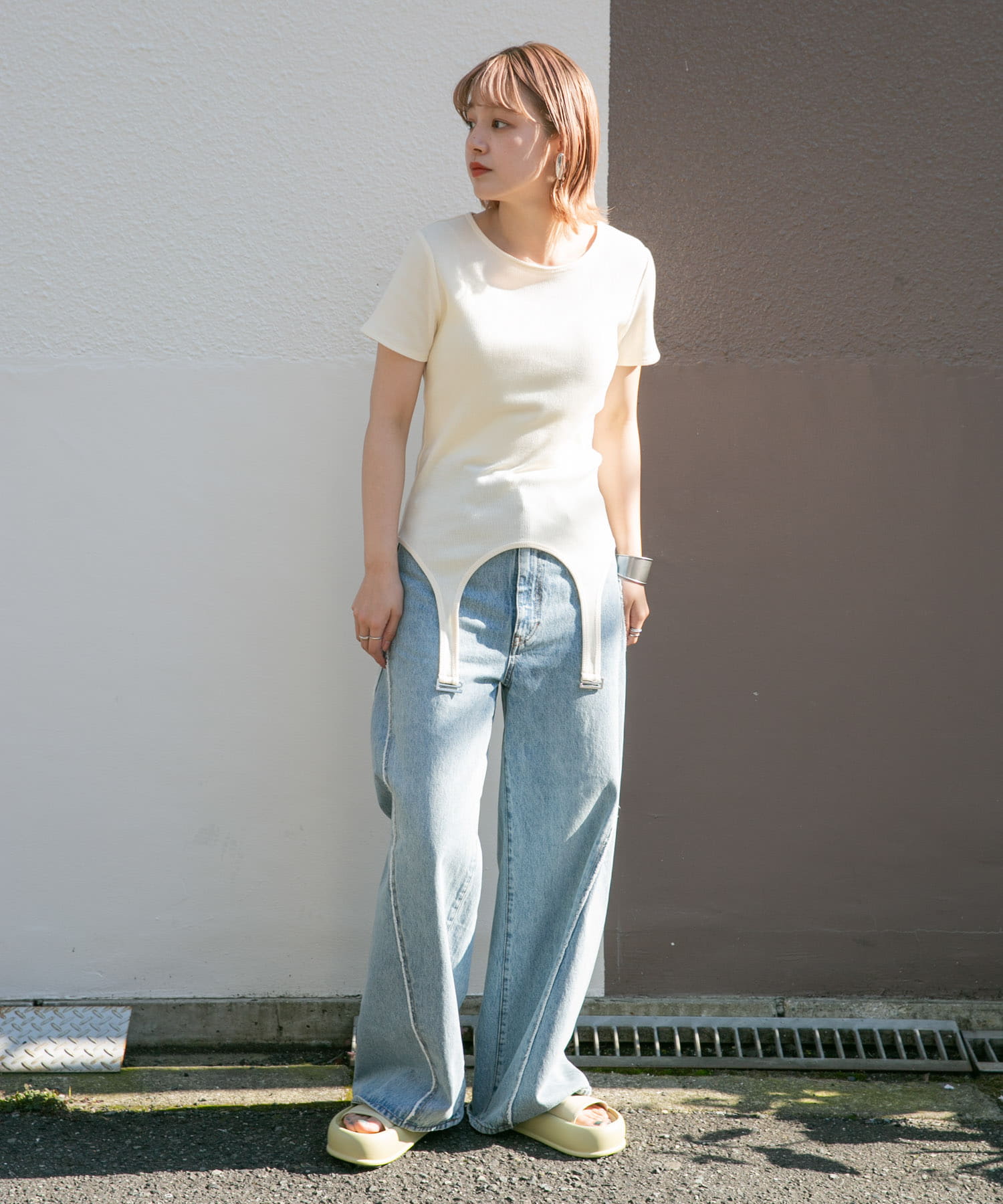 身長：160cm サイズ：one
