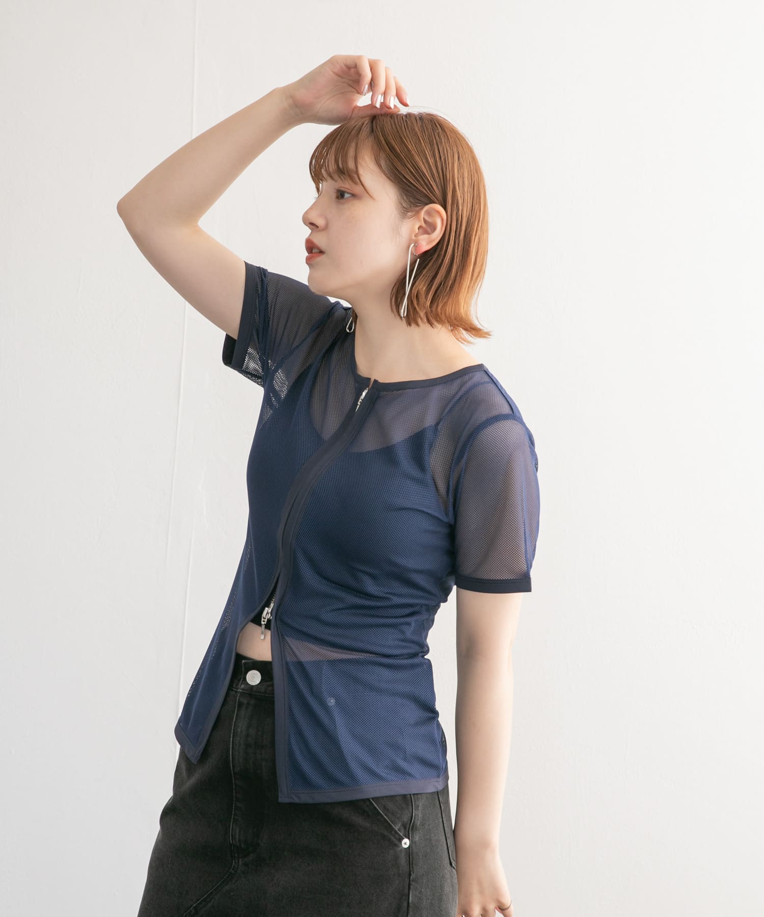 身長：160cm サイズ：one