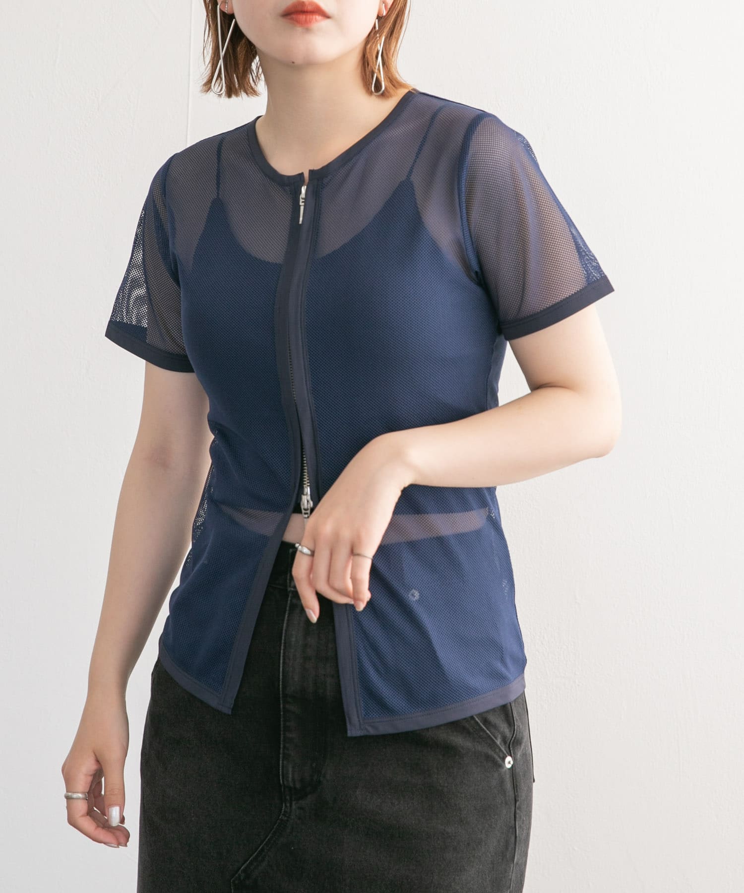 身長：160cm サイズ：one
