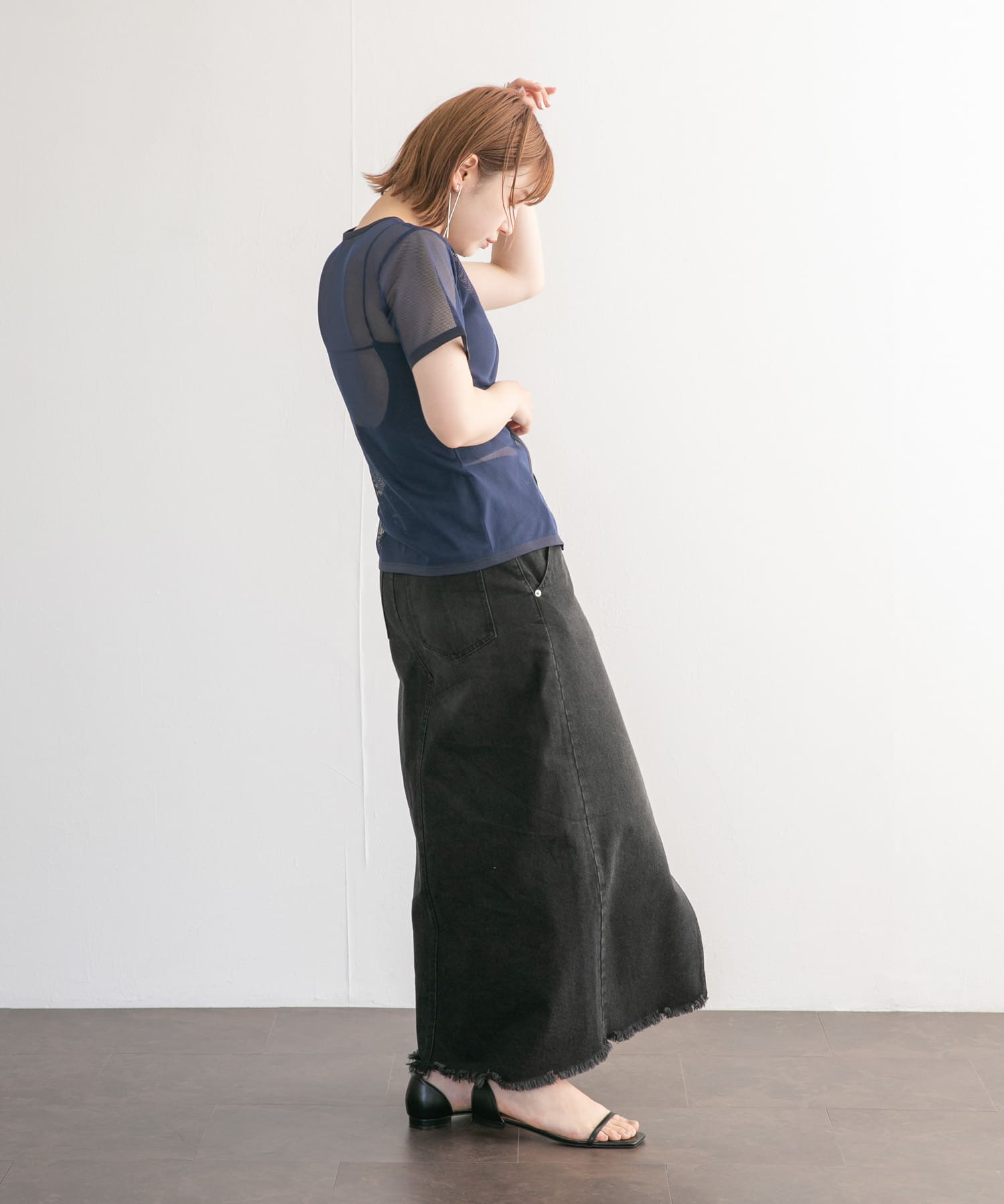 身長：160cm サイズ：one