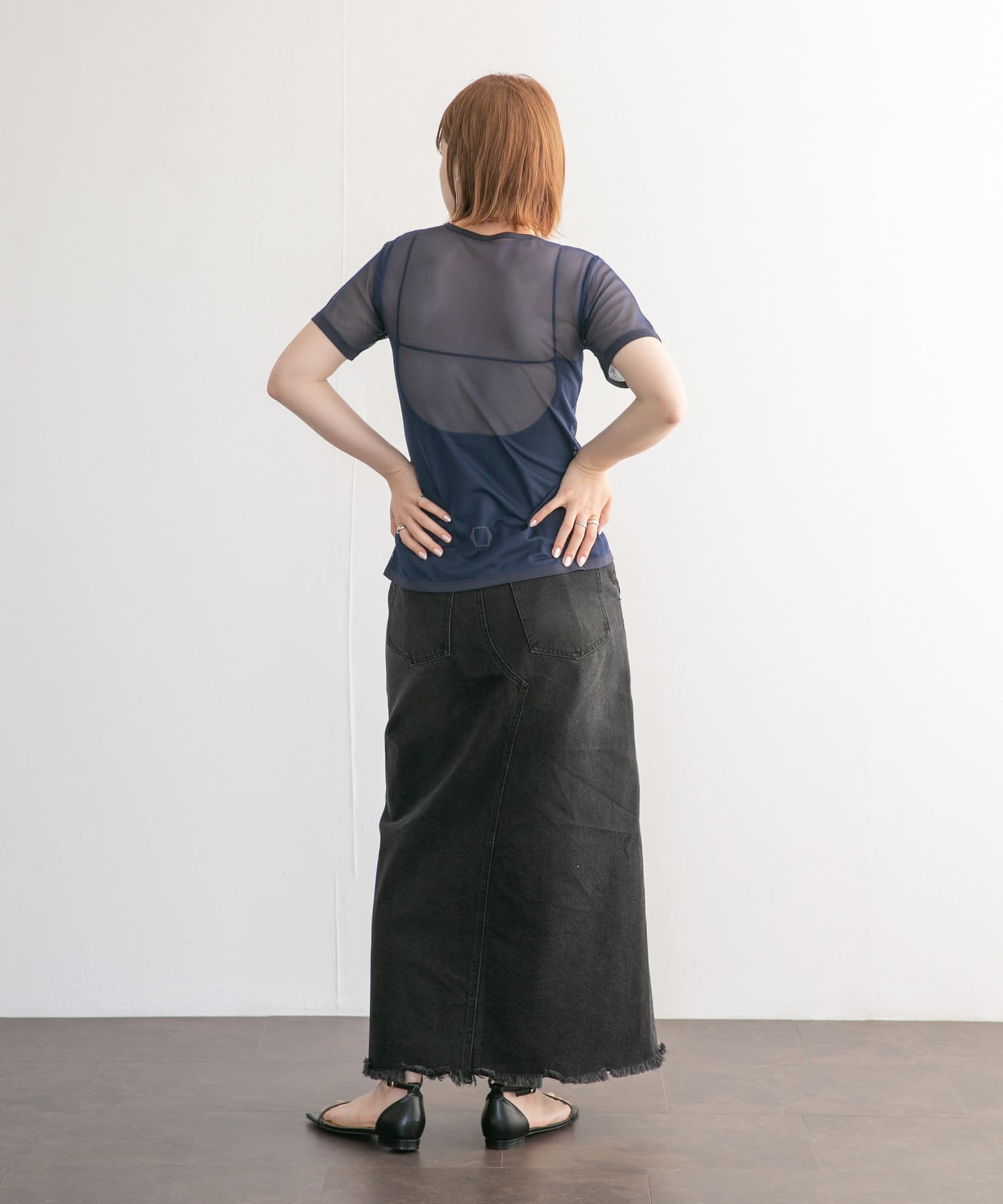 身長：160cm サイズ：one