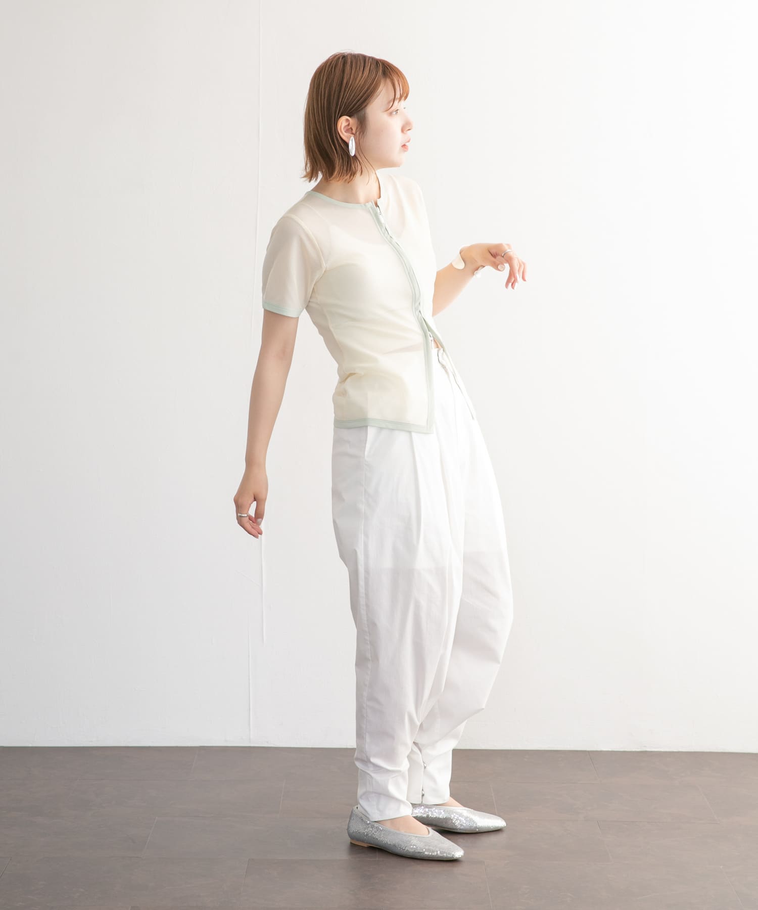 身長：160cm サイズ：one