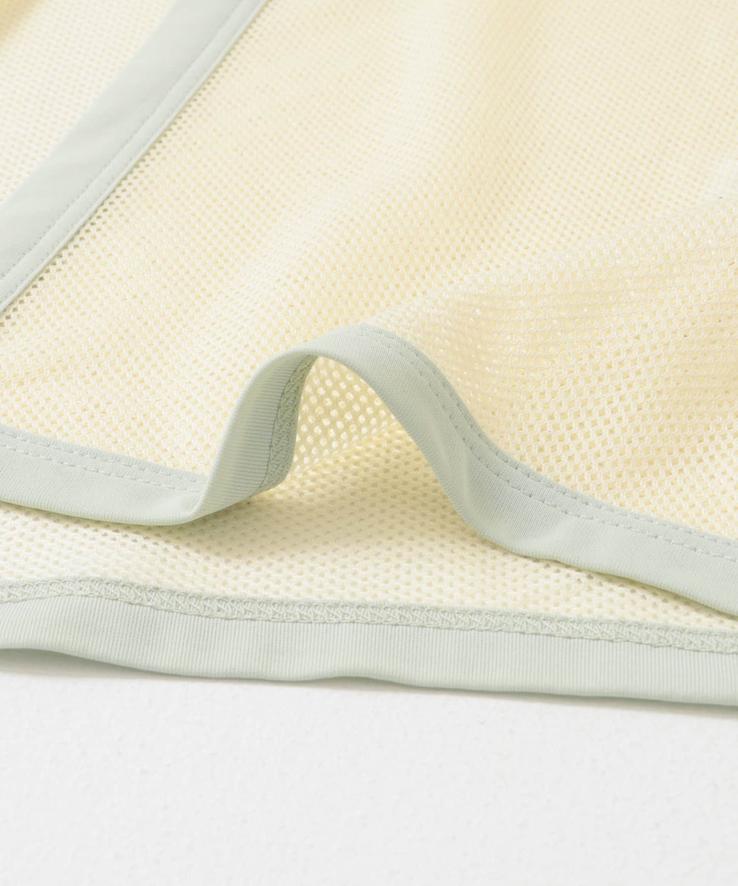 メッシュZIPトップス IVORY one
