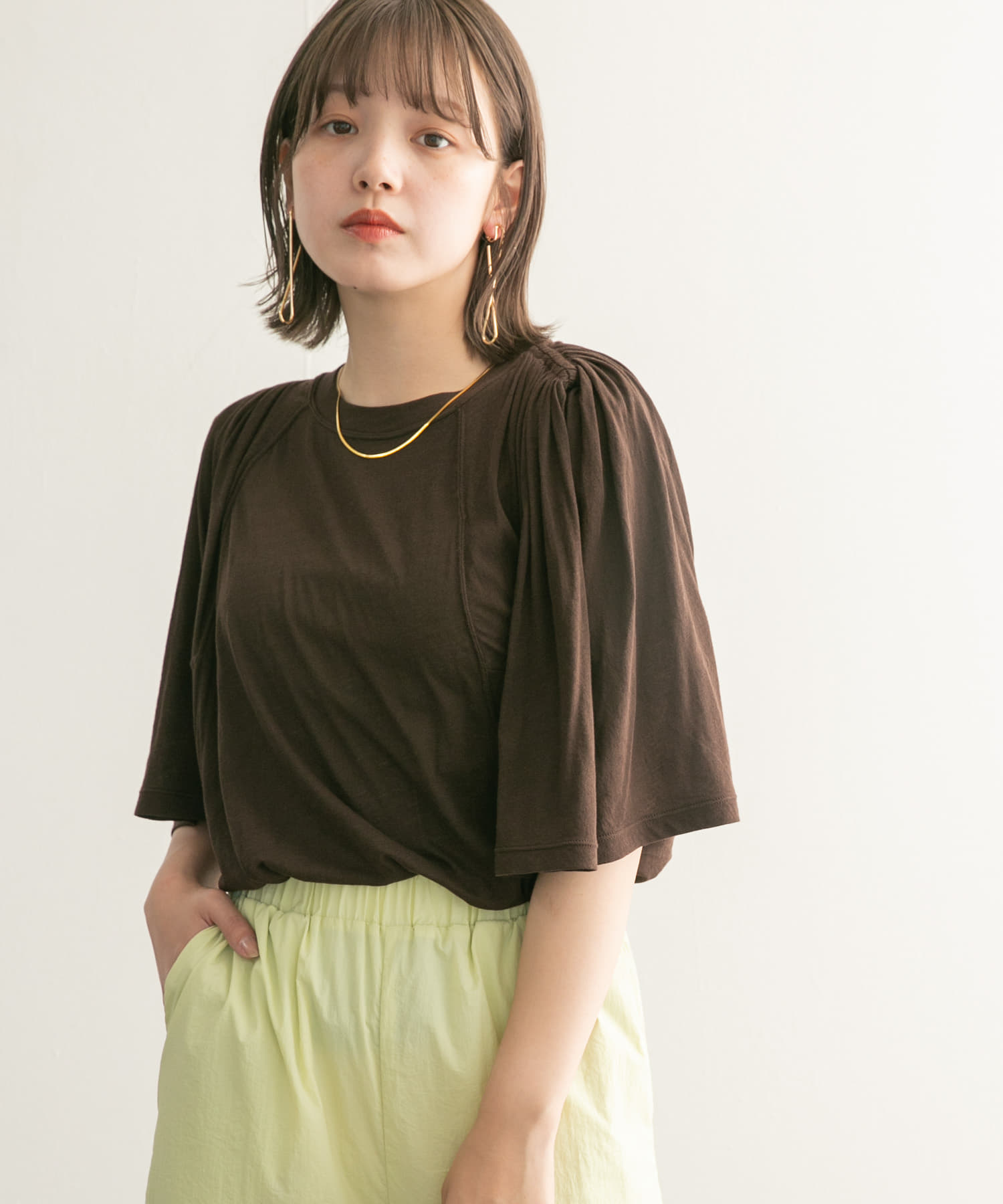 身長：160cm サイズ：one