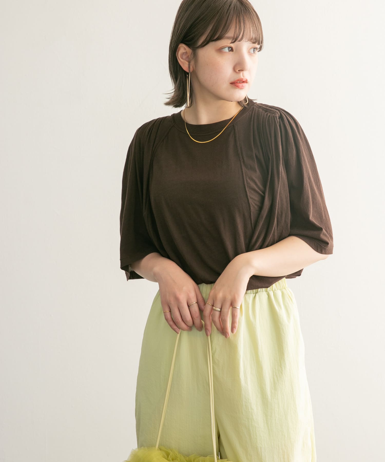身長：160cm サイズ：one