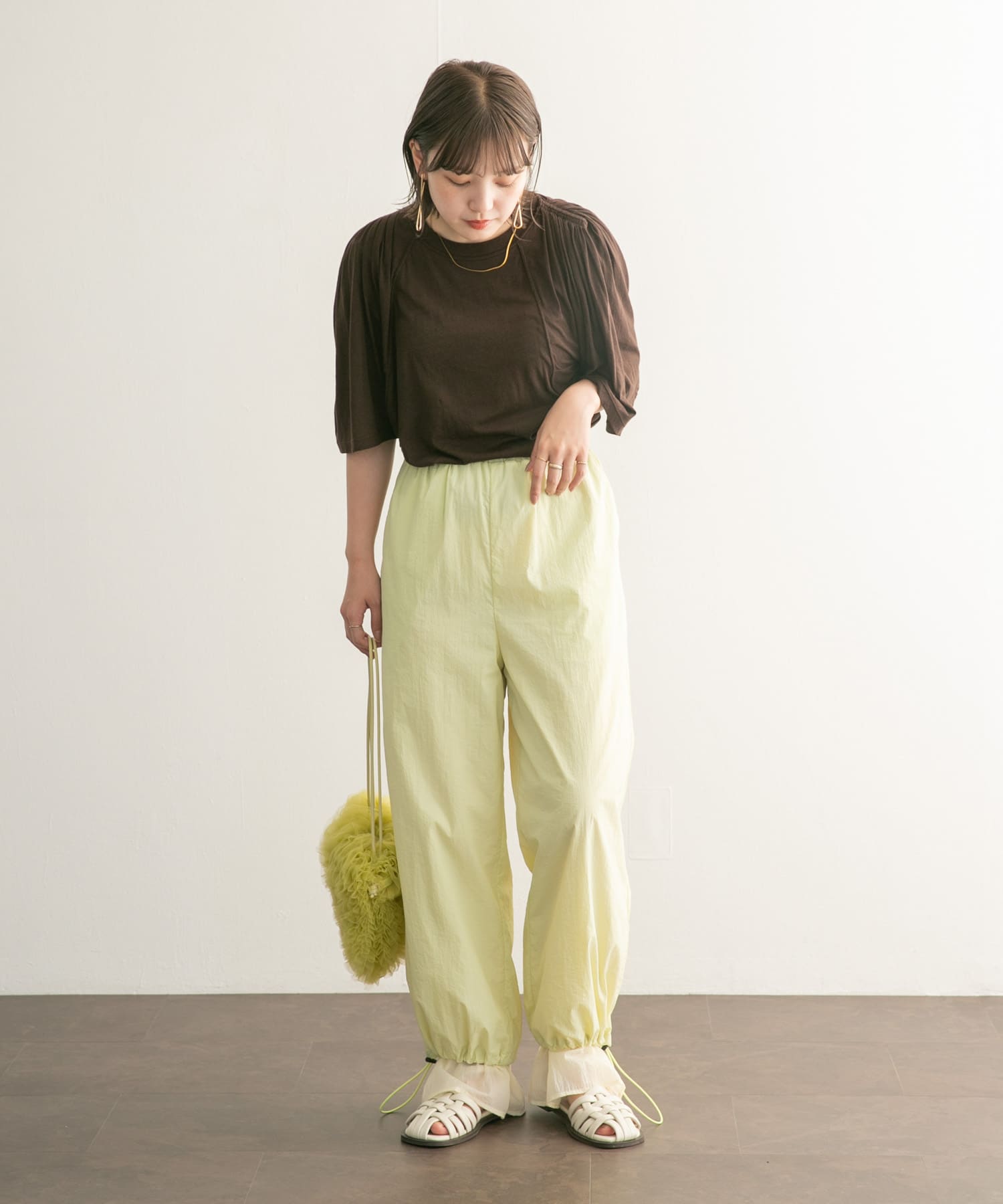 身長：160cm サイズ：one